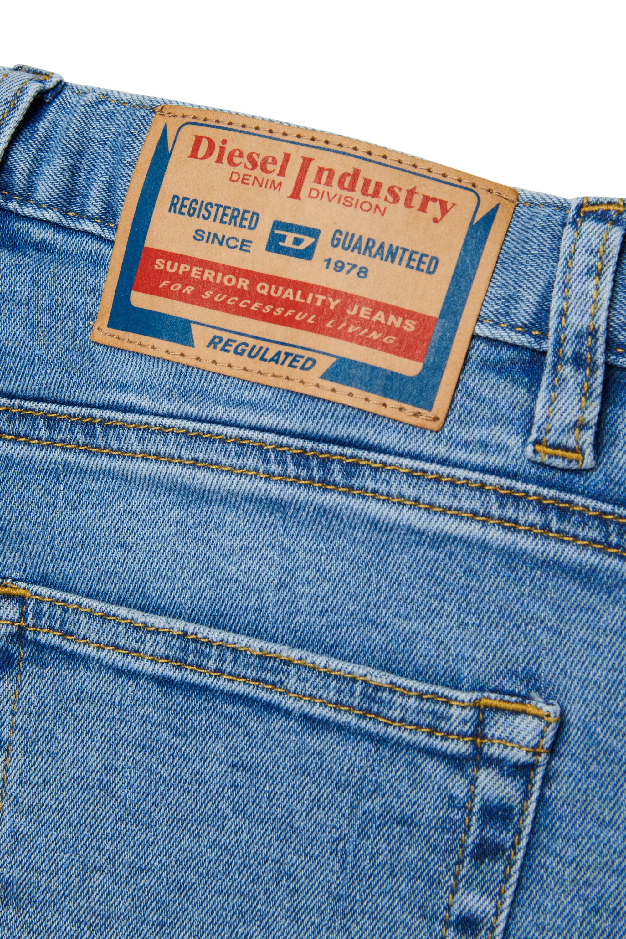 Shorts denim blu chiaro cinque tasche - D-Argjx