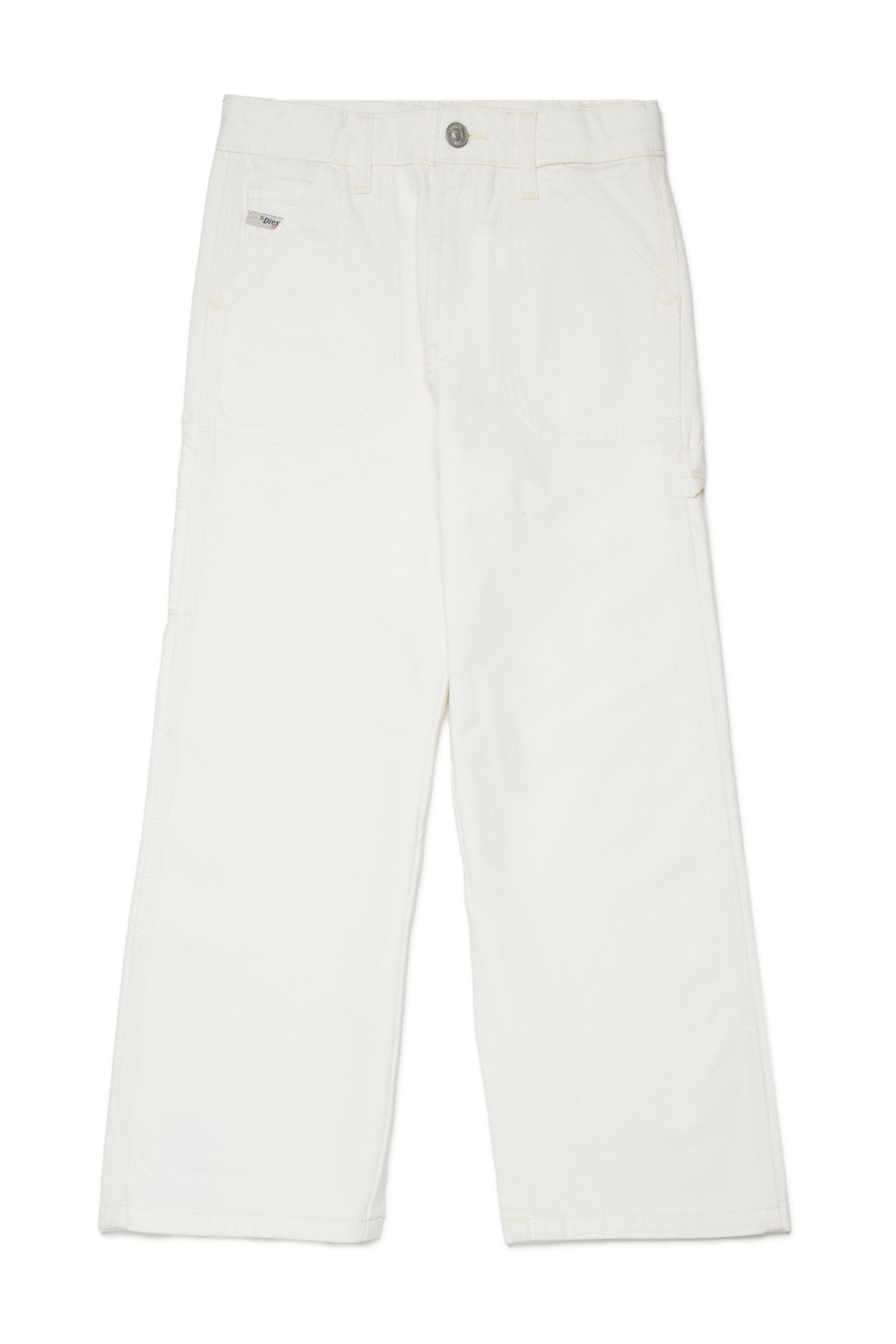 Jeans relaxed fit bianco - D-Bart
