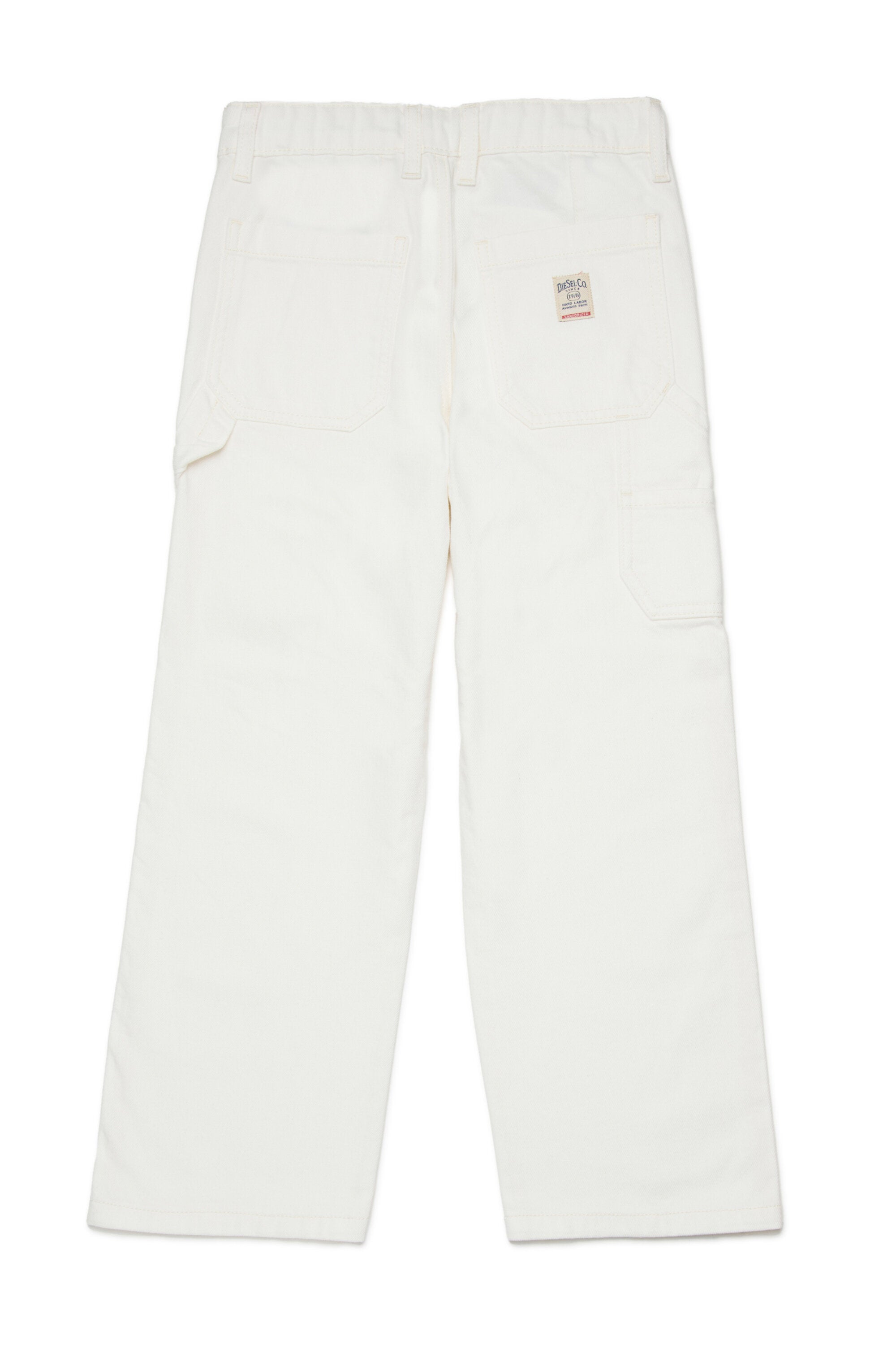 Jeans relaxed fit bianco - D-Bart