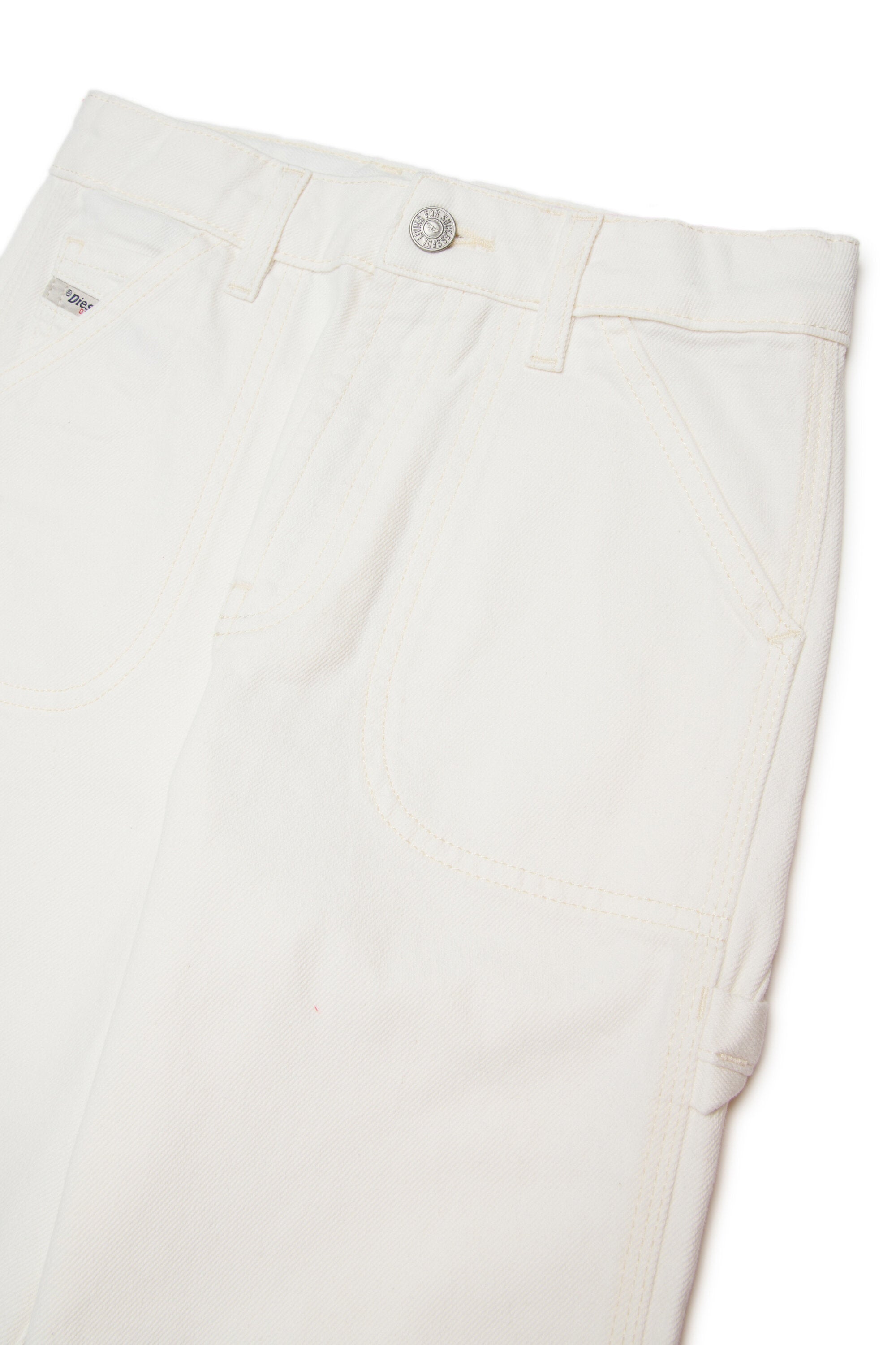 Jeans relaxed fit bianco - D-Bart