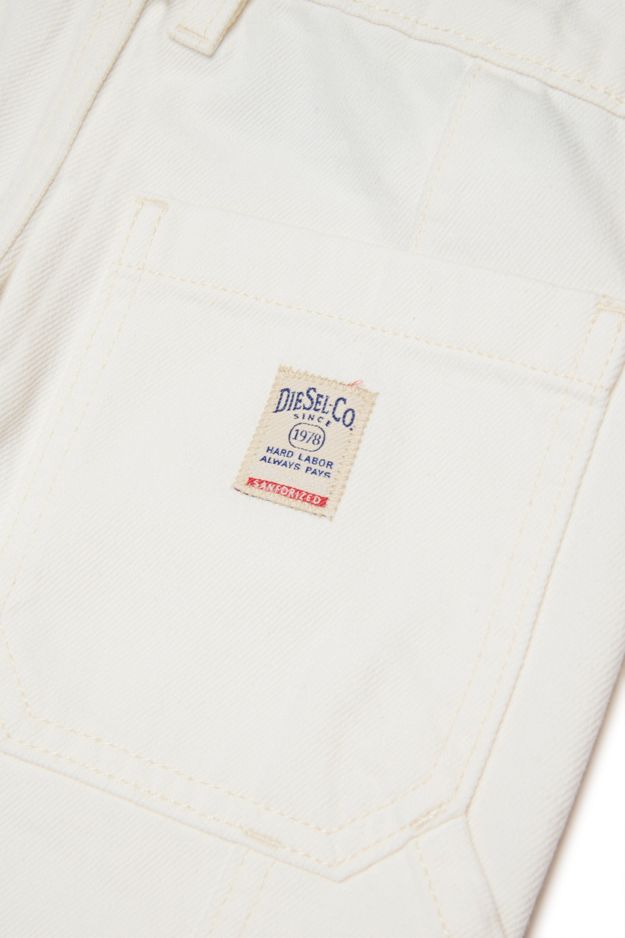 Jeans relaxed fit bianco - D-Bart