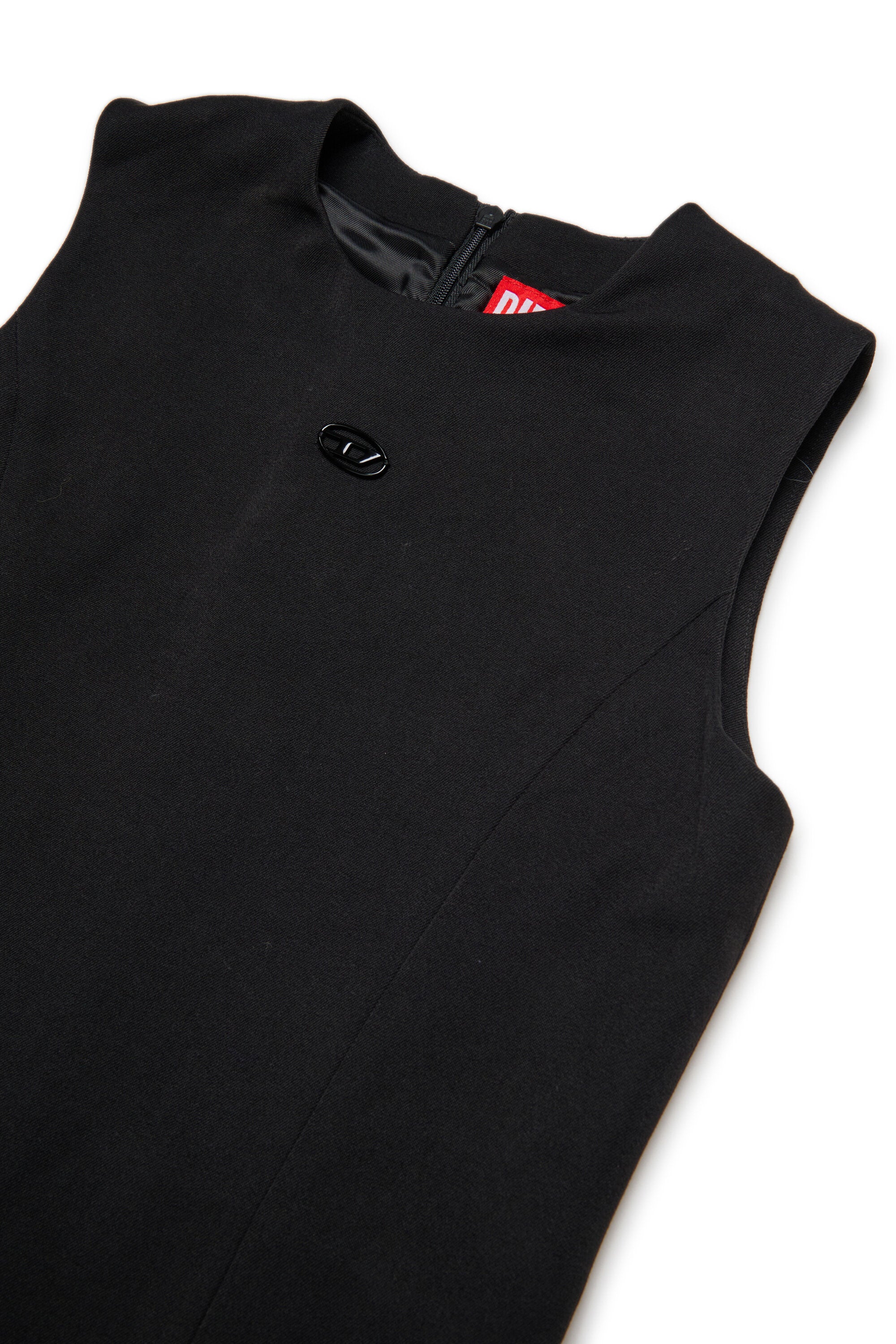 Robe sans manches en laine froide