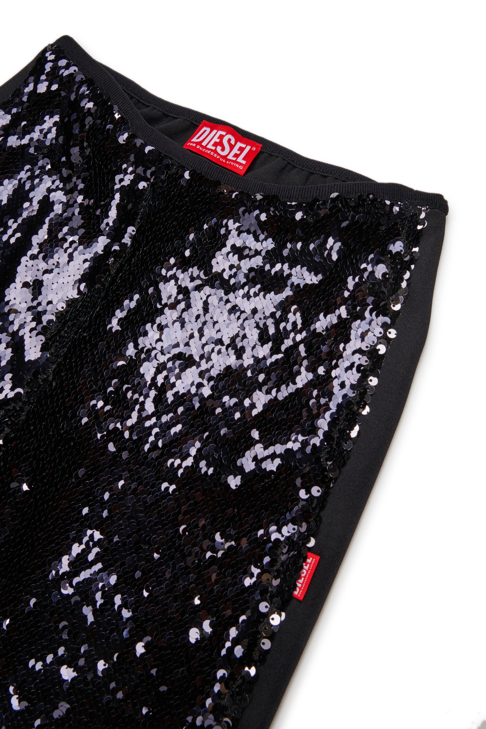 Pantalon flare à paillettes