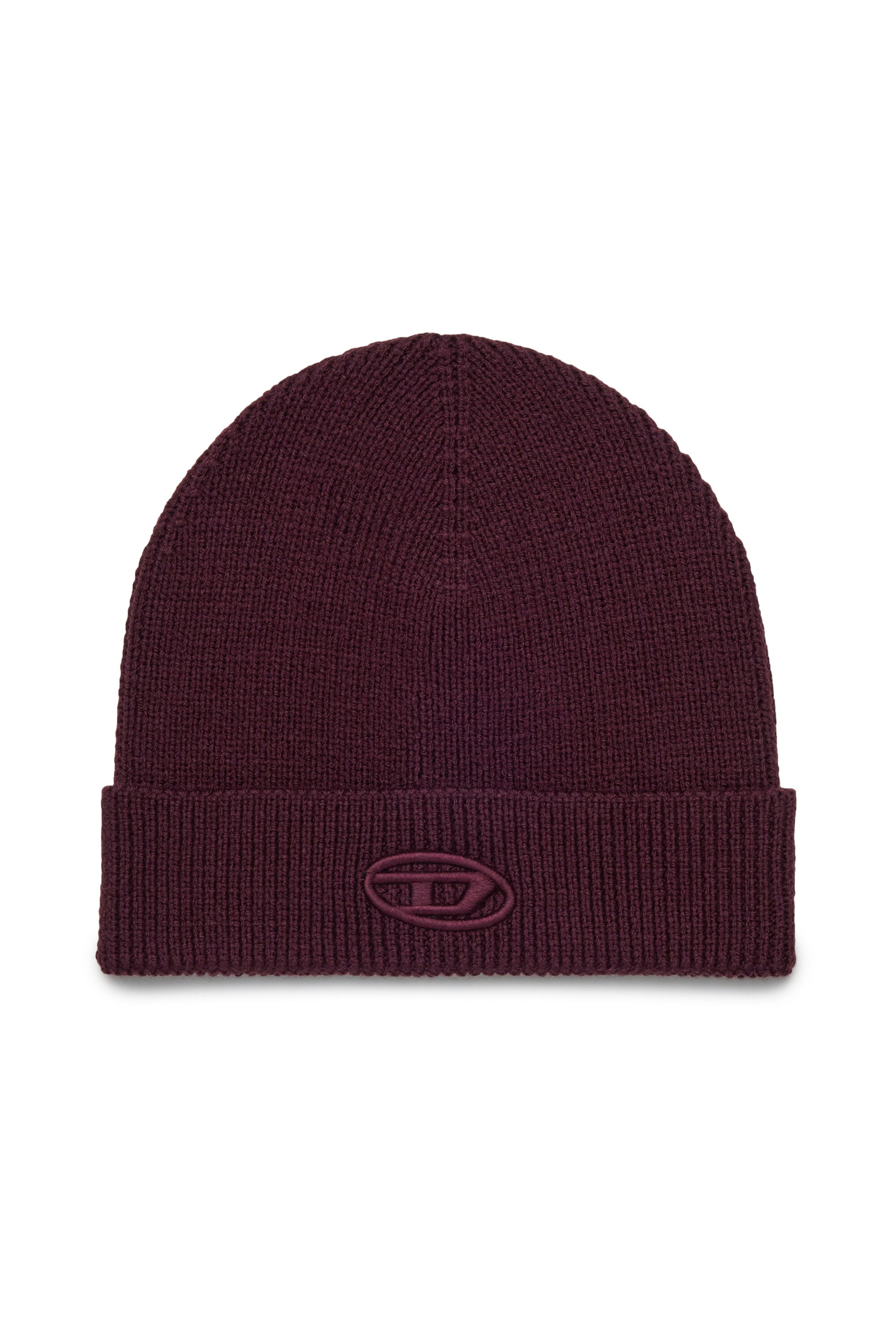 Berretto beanie misto lana con logo
