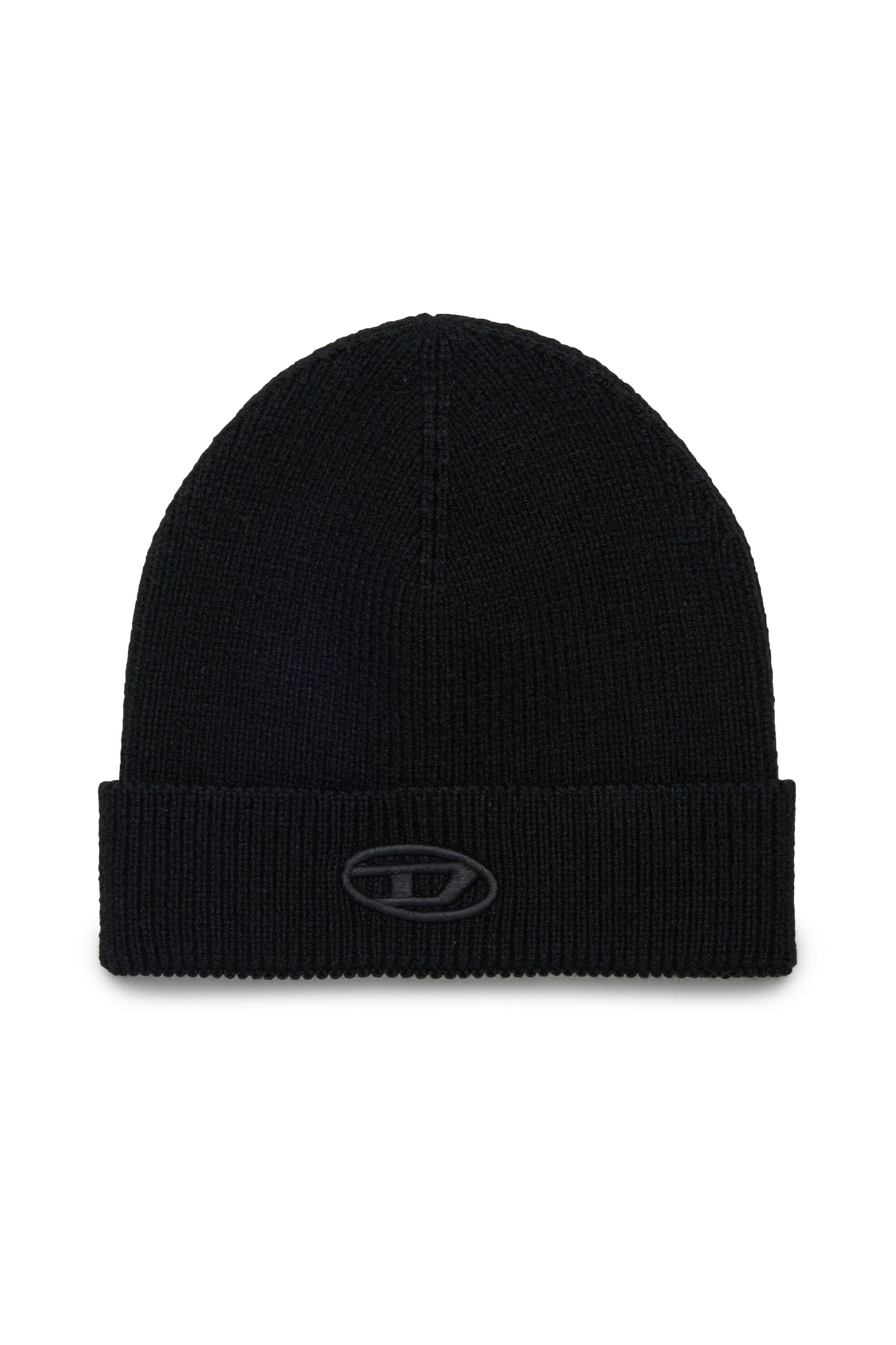 Berretto beanie misto lana con logo