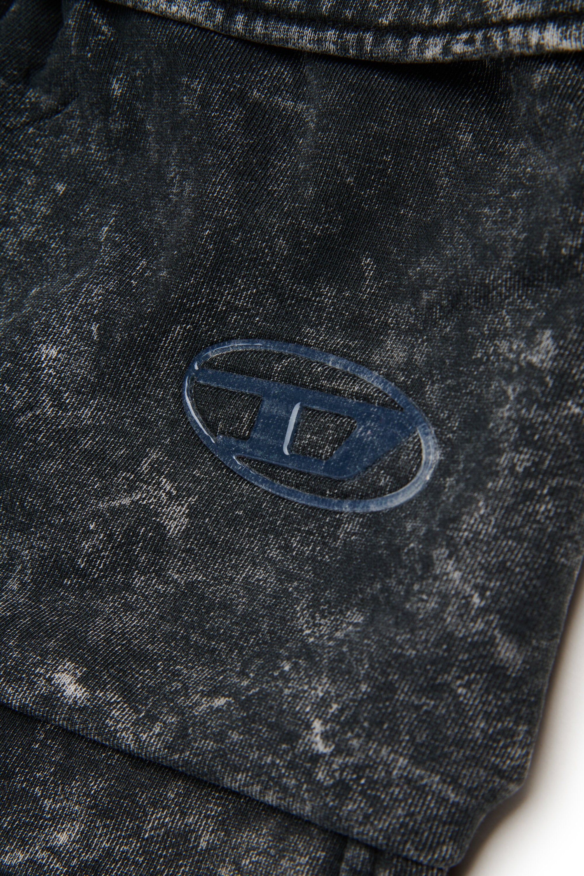 Cargominirock aus marmoriertem Fleece