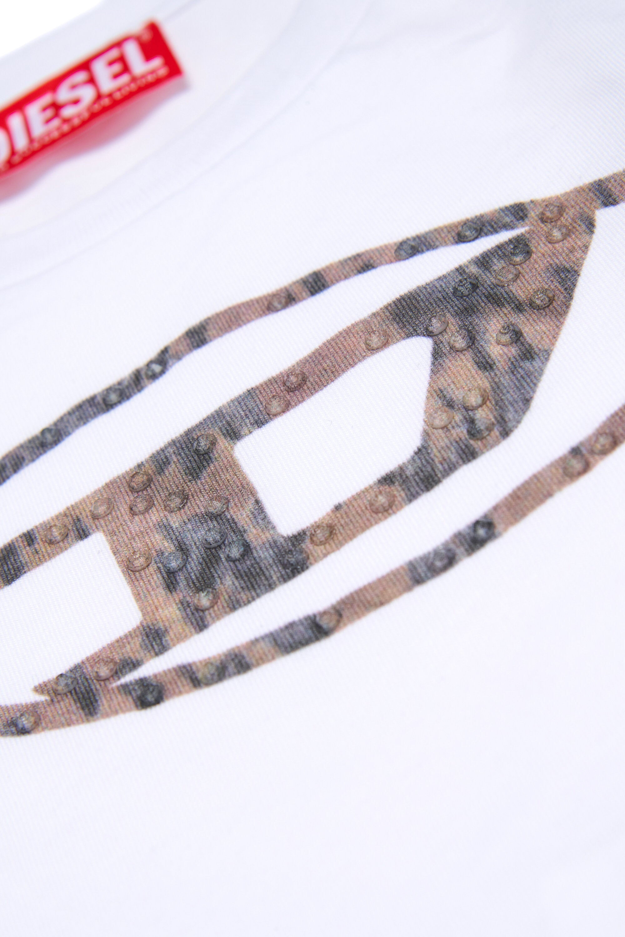 Oval D Acid Rain Langarm-T-Shirt mit Markenzeichen