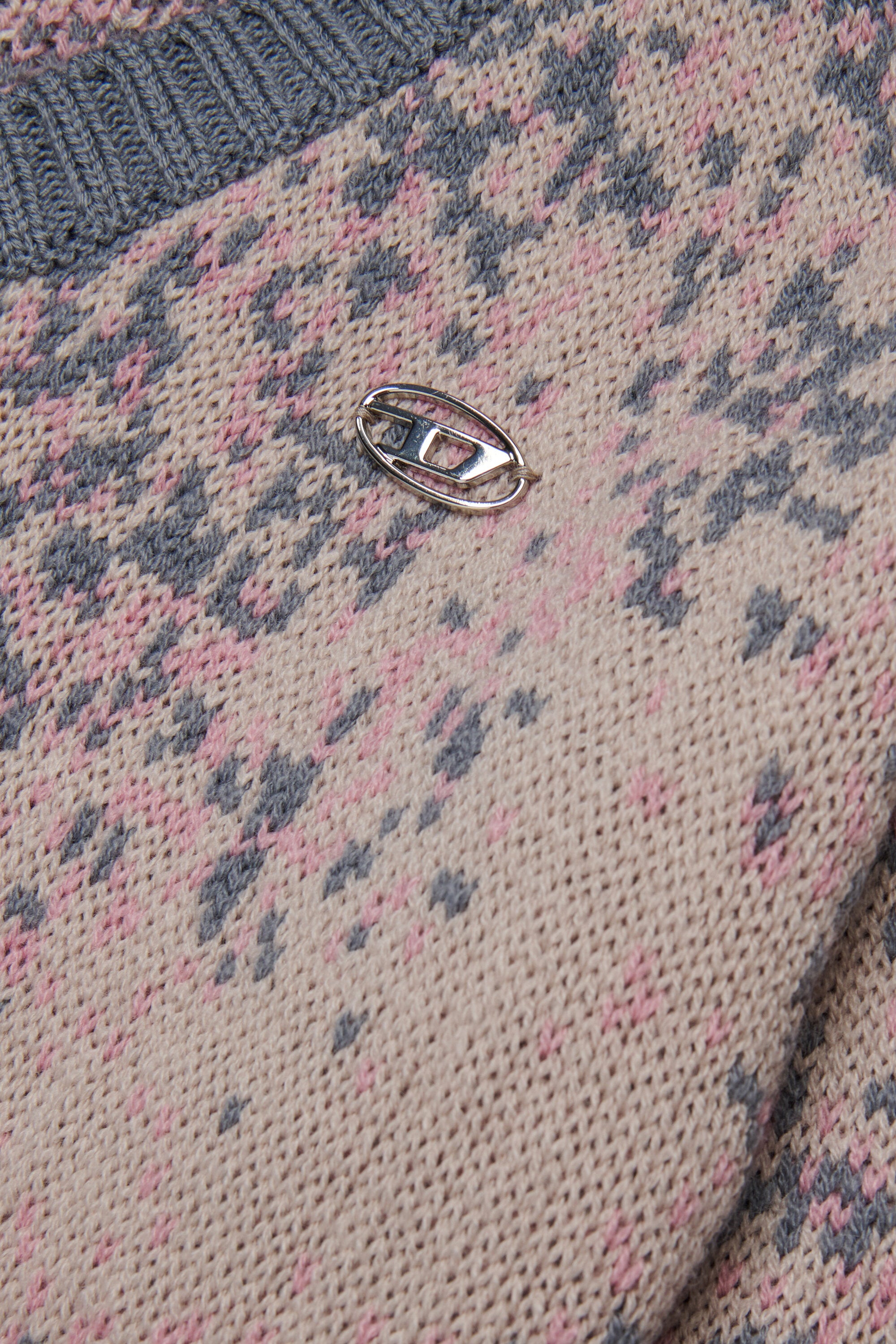 Acid Rain allover Pullover mit V-Ausschnitt