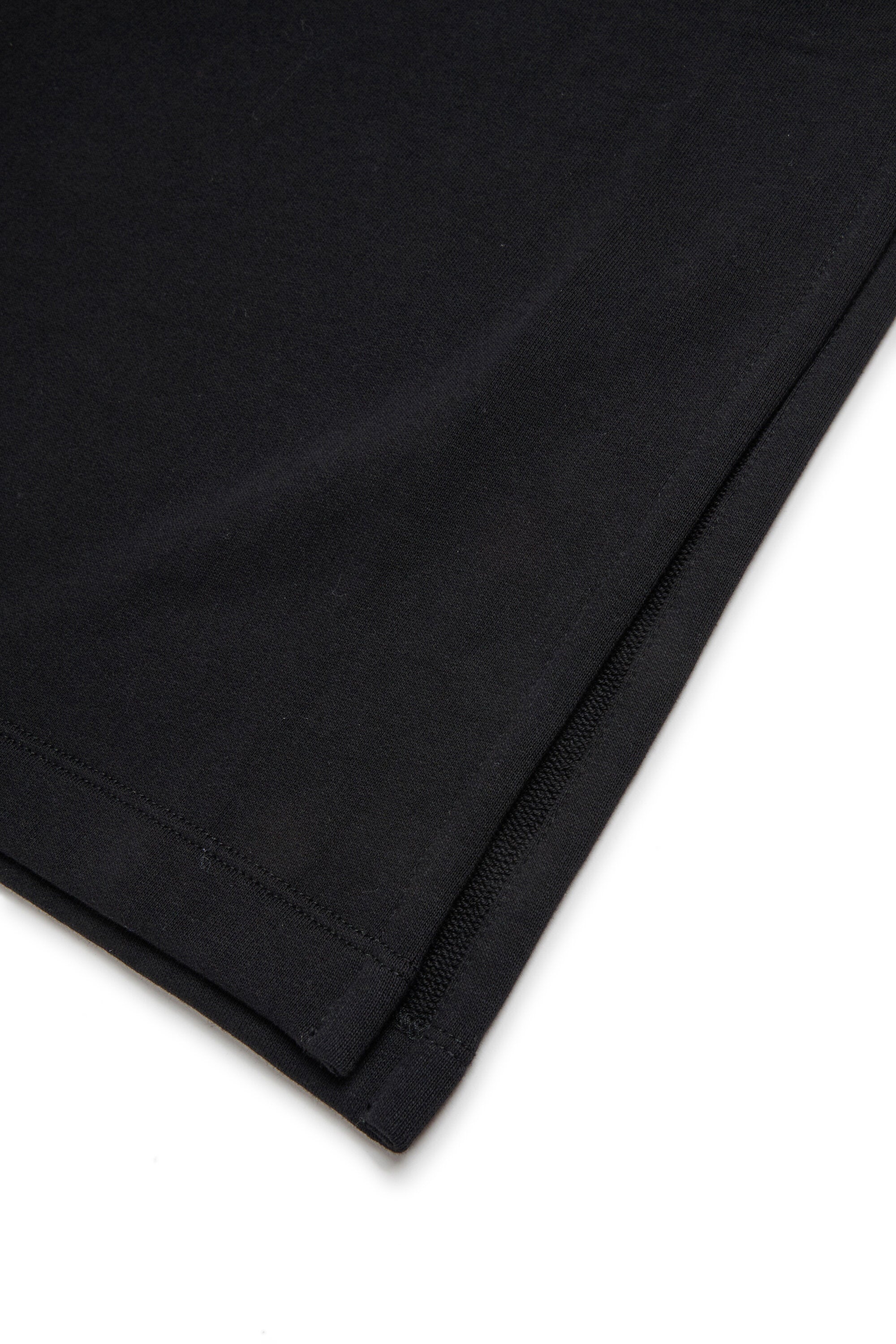 Abito maxi-felpa lungo con logo Oval D