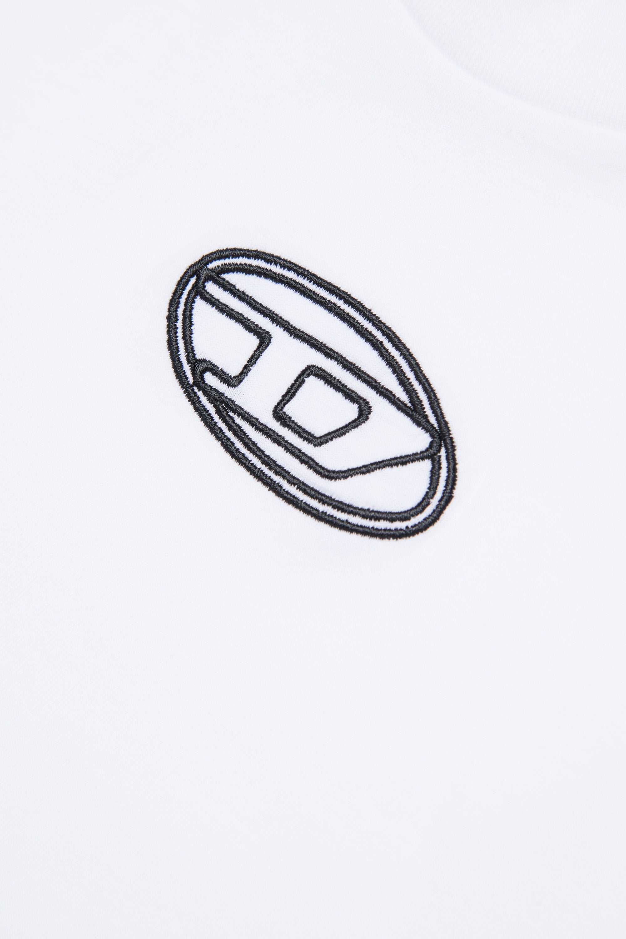 Boxy-Jersey-T-Shirt mit Oval D-Logo