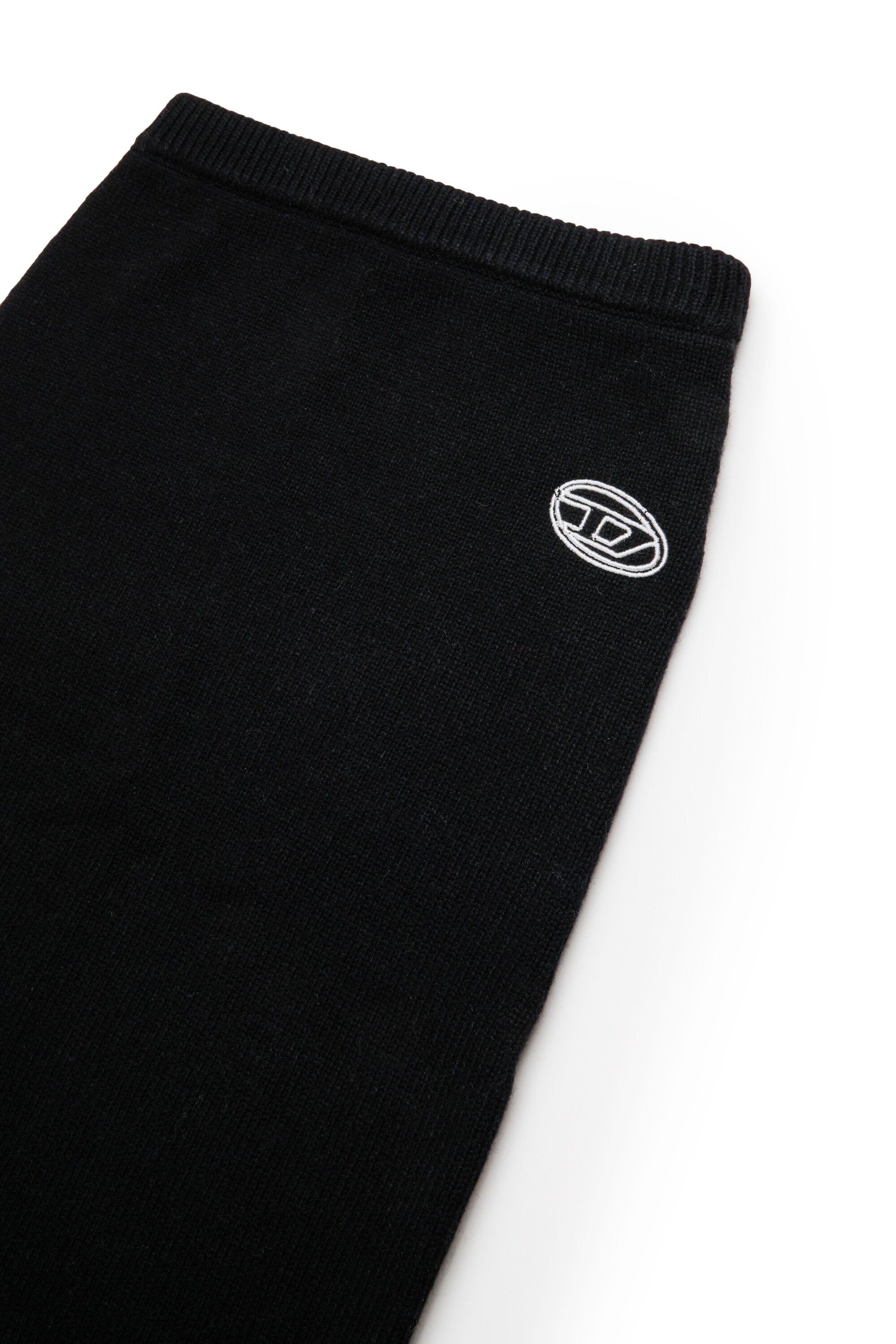 Midi-Rock aus Woll-Kaschmir-Strick