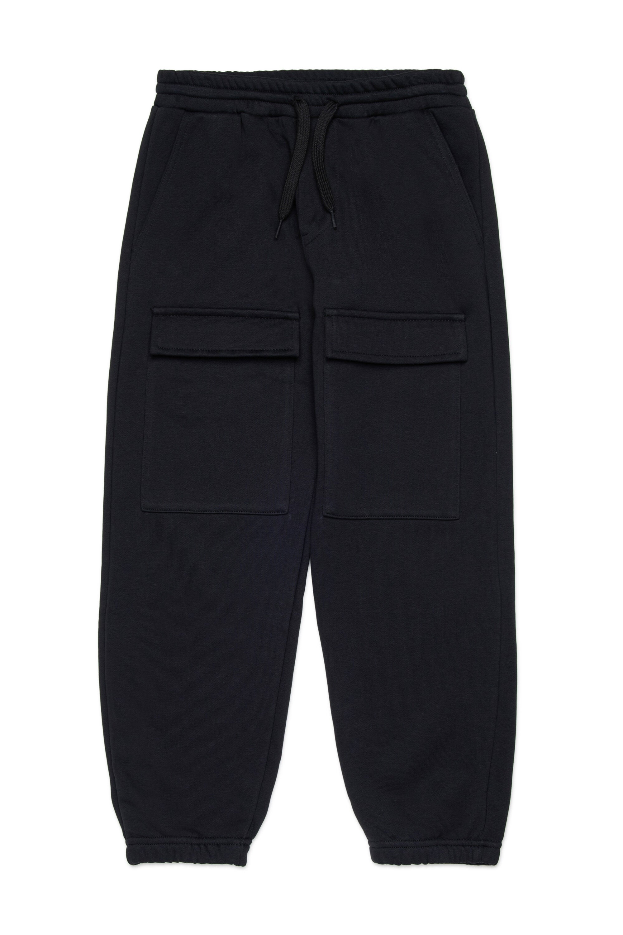 Pantaloni jogger con finta patta