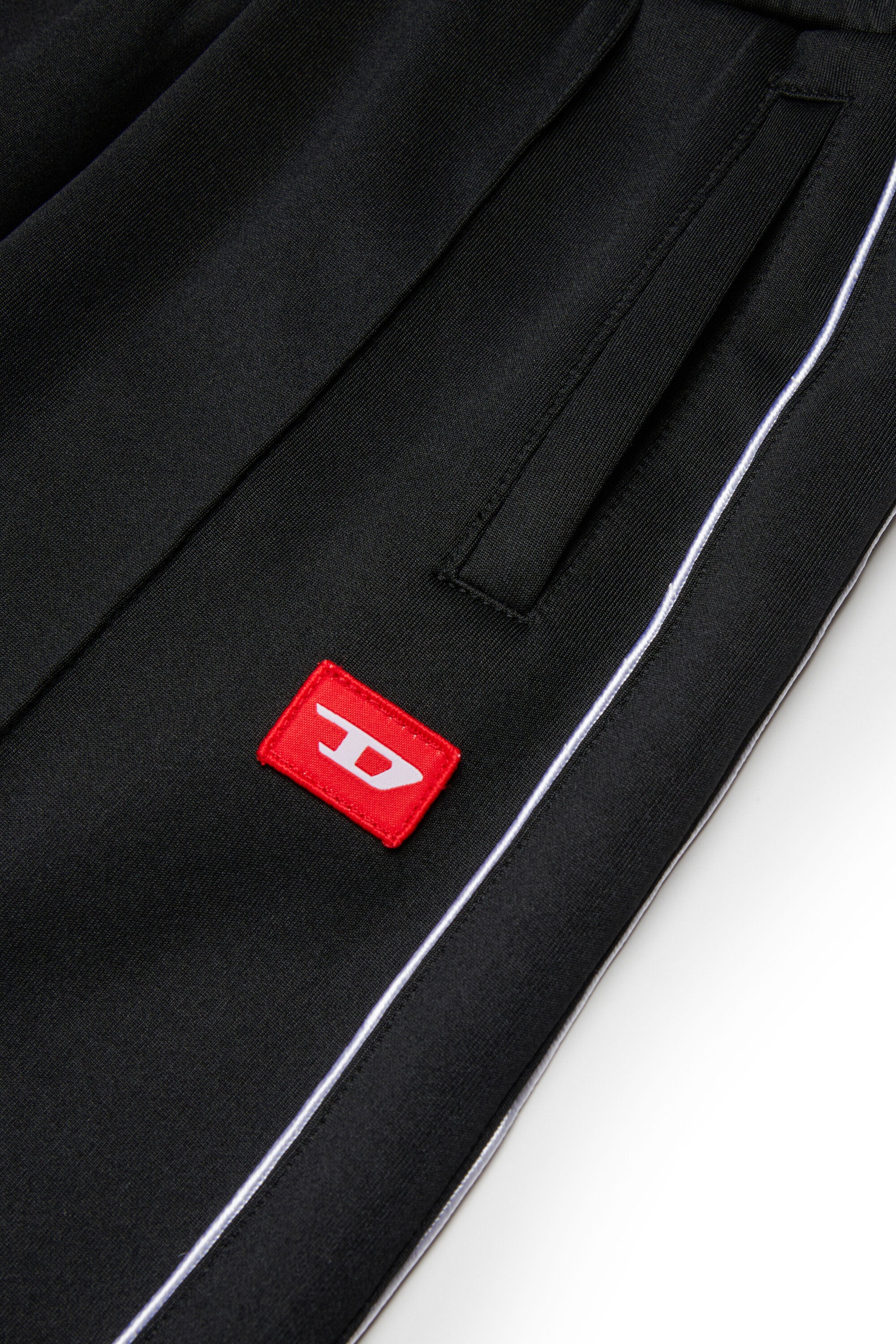 Triacetat-Ballonhose mit rotem "D"-Aufnäher