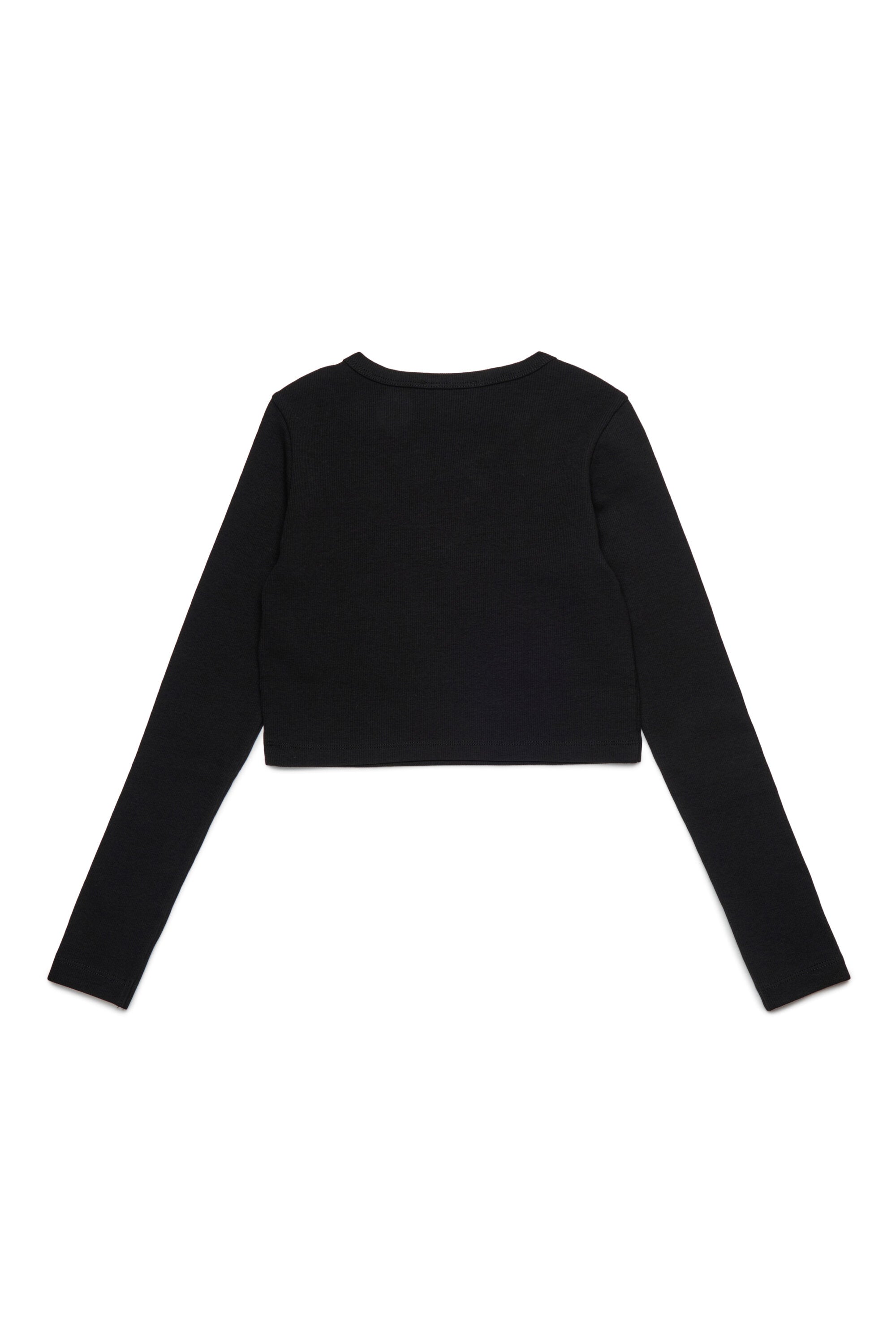 T-shirt en jersey extensible avec écusson D rouge