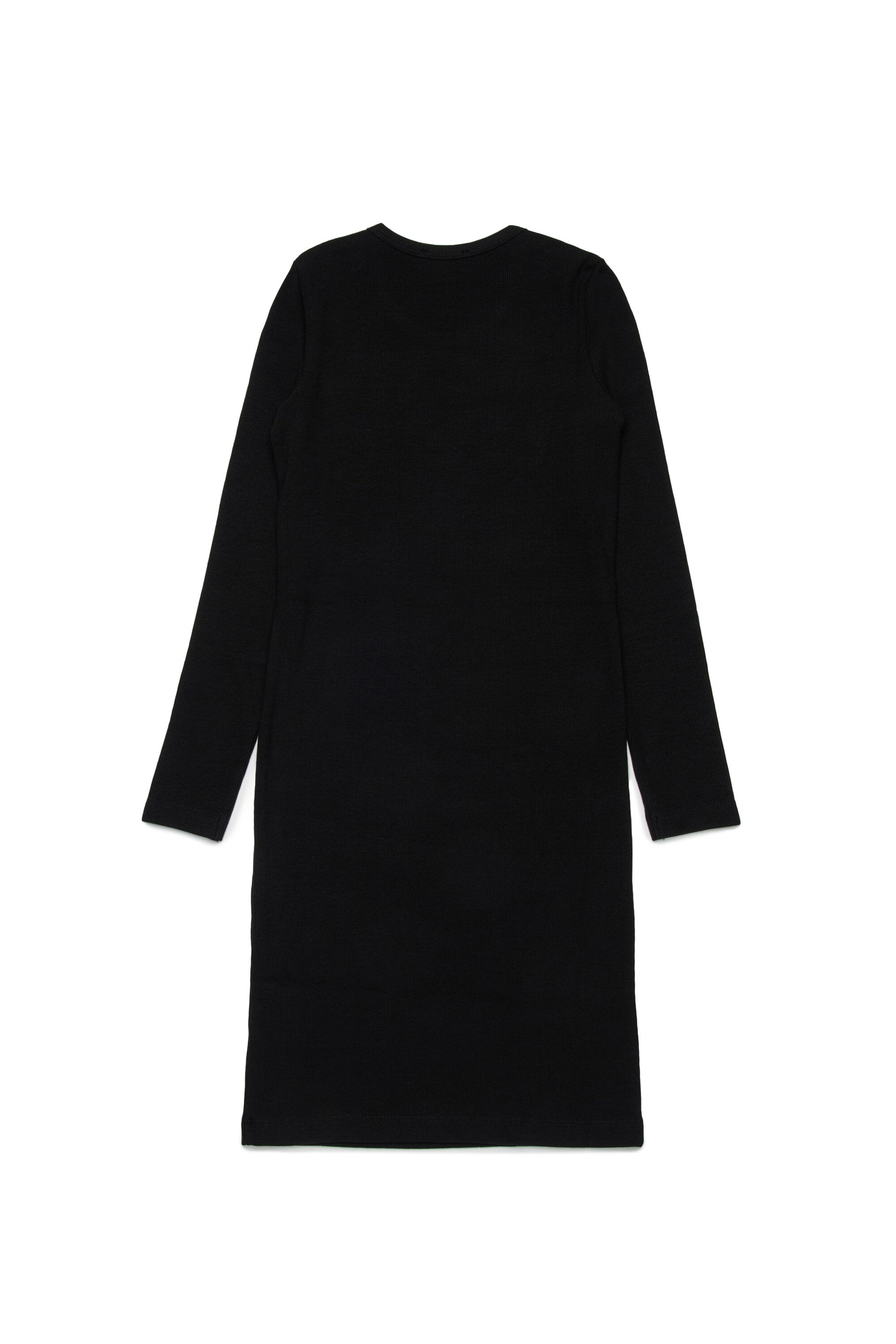 Etuikleid aus gerippter Stretch-Baumwolle