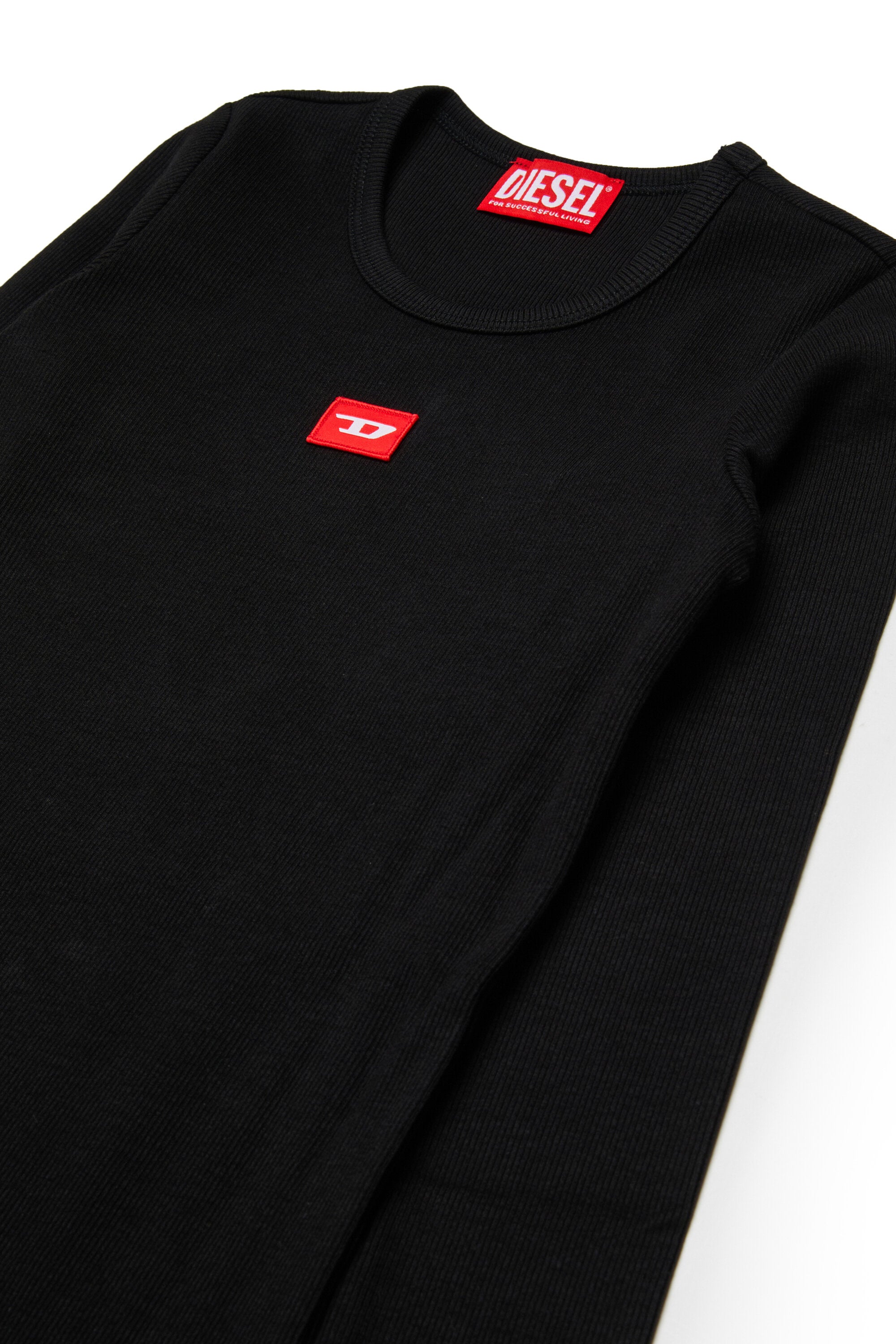 Etuikleid aus gerippter Stretch-Baumwolle