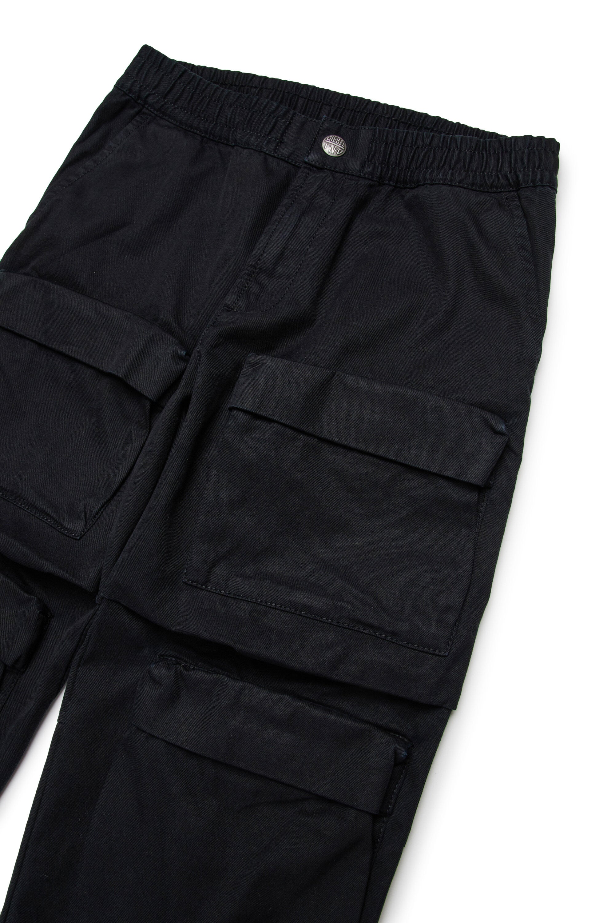 Pantalon cargo en gabardine