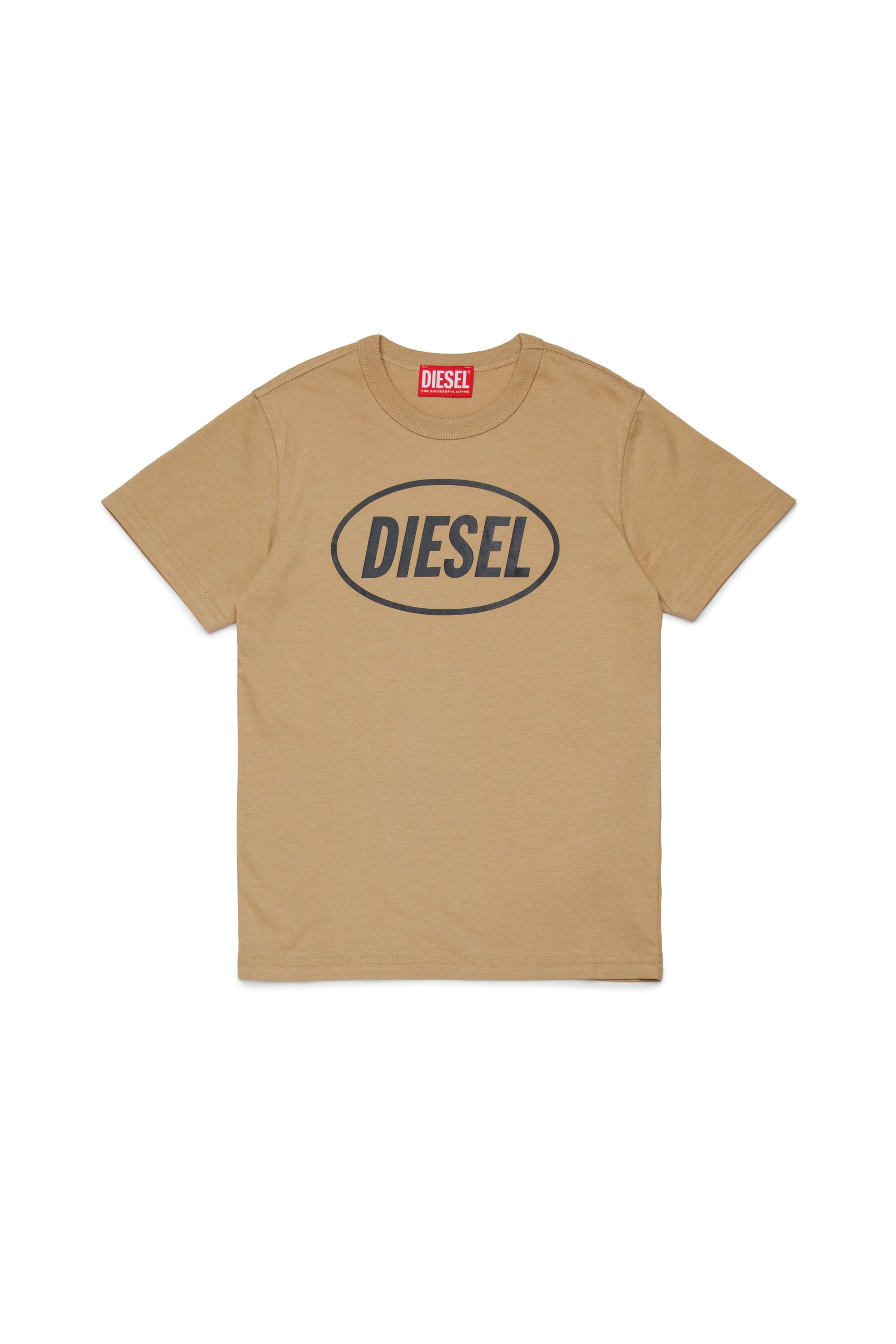 T-shirt en jersey de coton portant le logo ovale de DIESEL