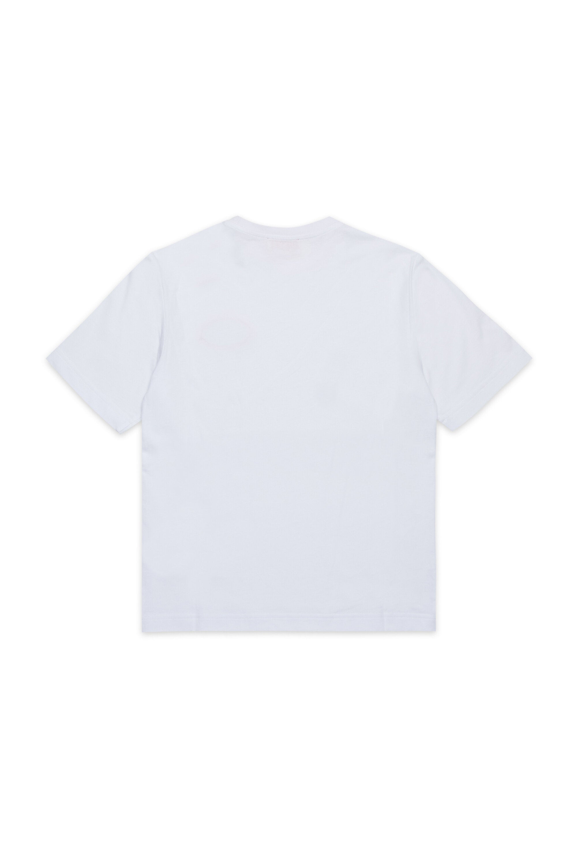 T-shirt in jersey con Diesel Oval Label