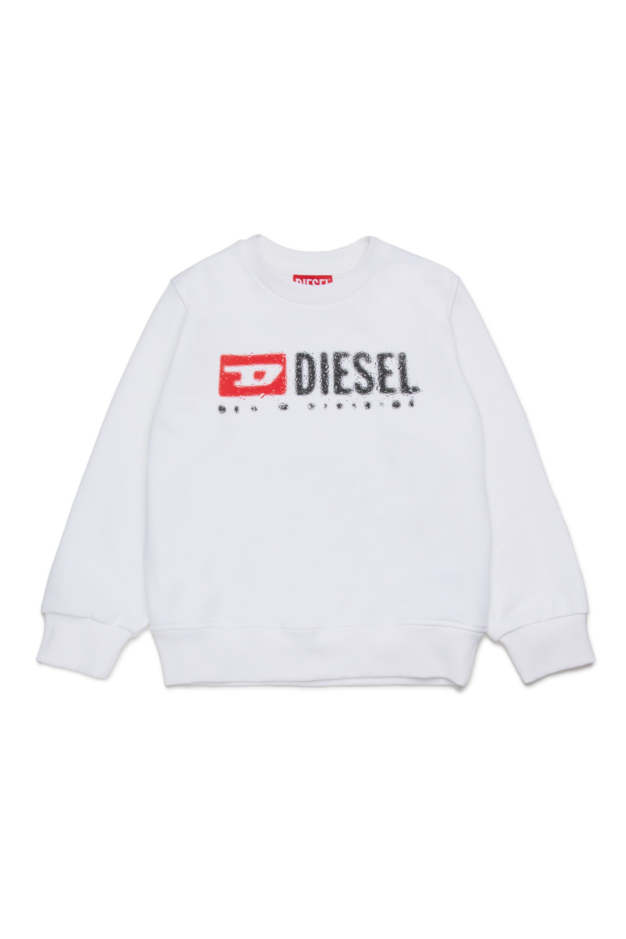 Sweat-shirt à col ras du cou avec logo Diesel Denim Division