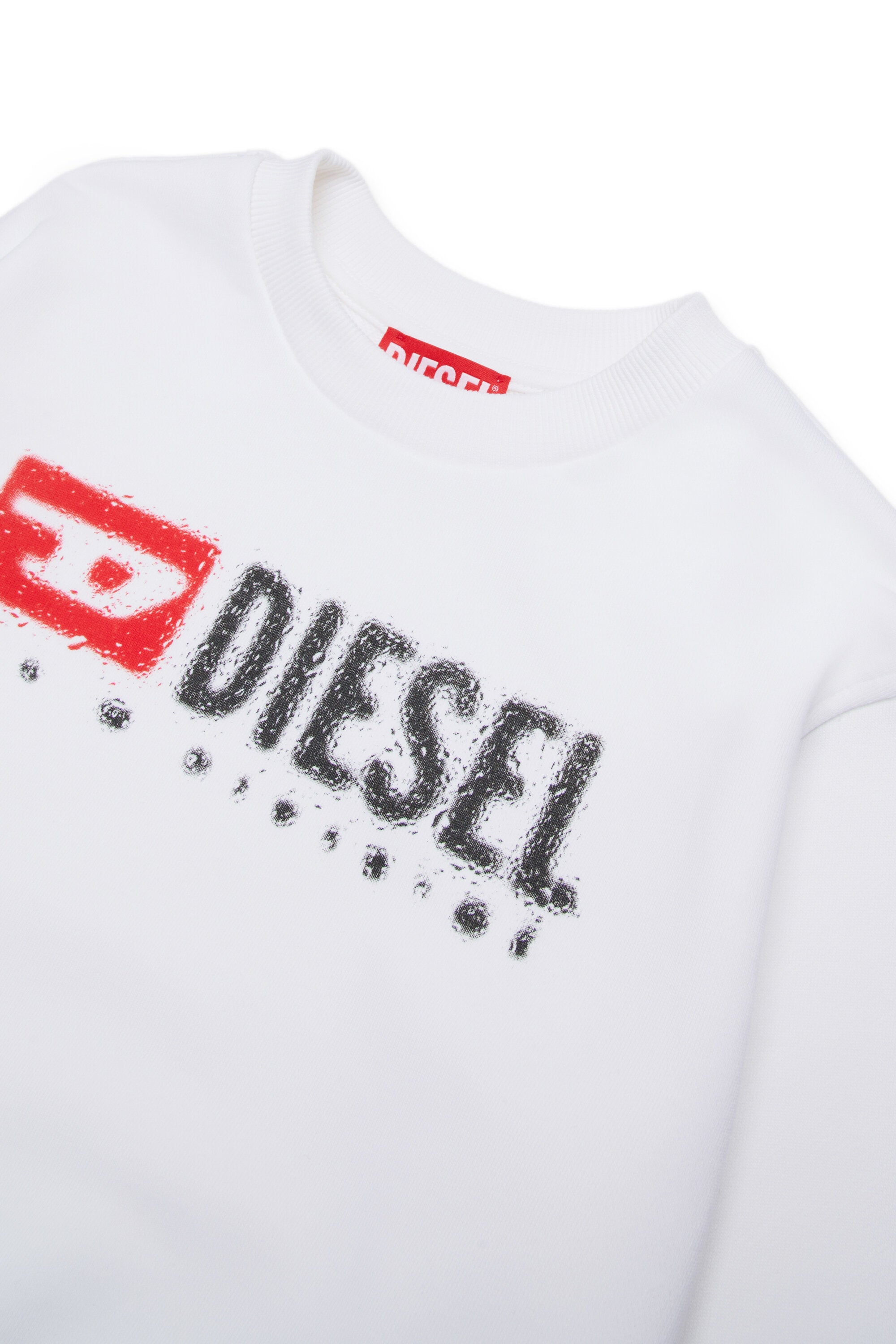 Sweat-shirt à col ras du cou avec logo Diesel Denim Division