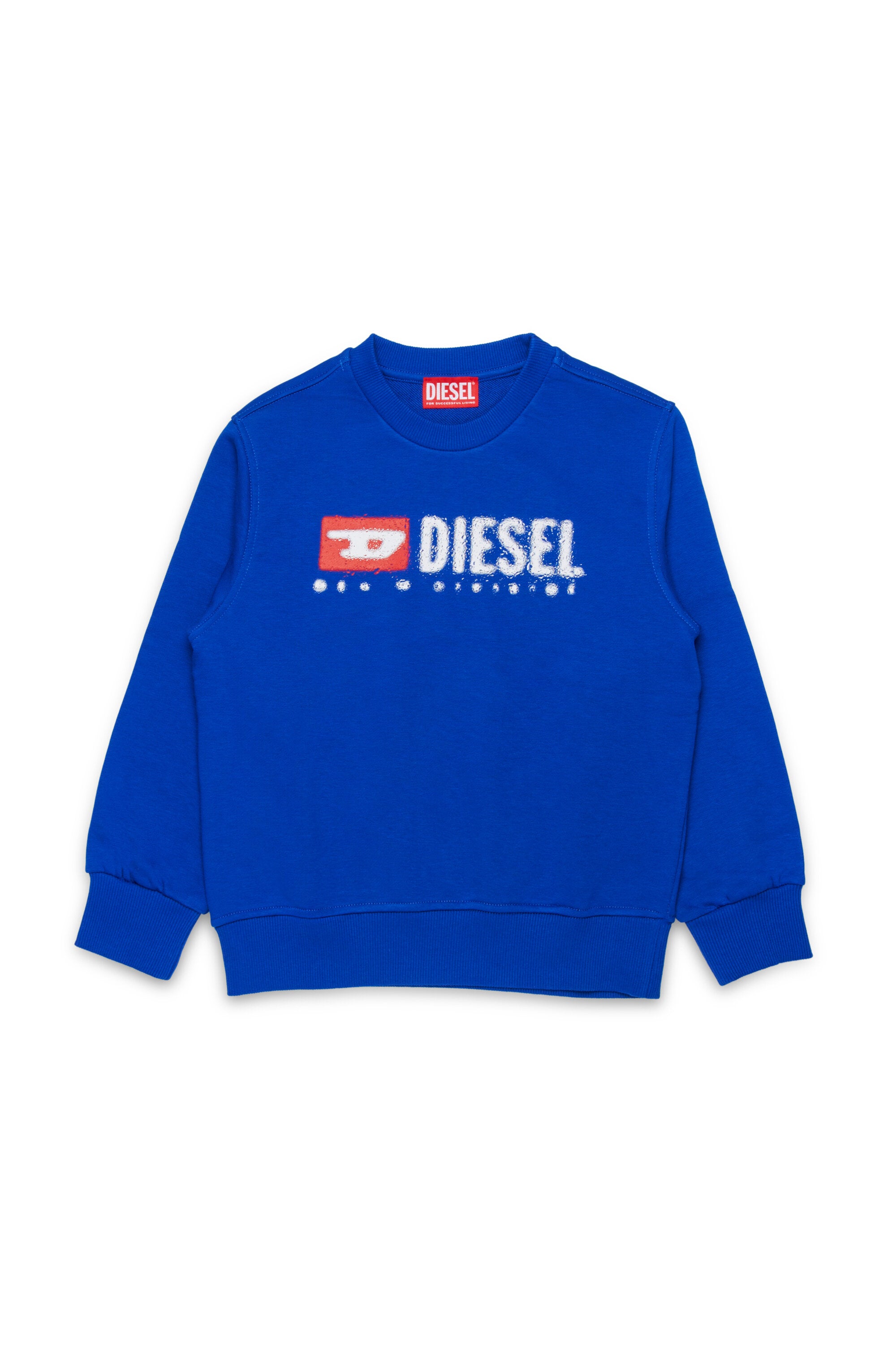 Sweat-shirt à col ras du cou avec logo Diesel Denim Division