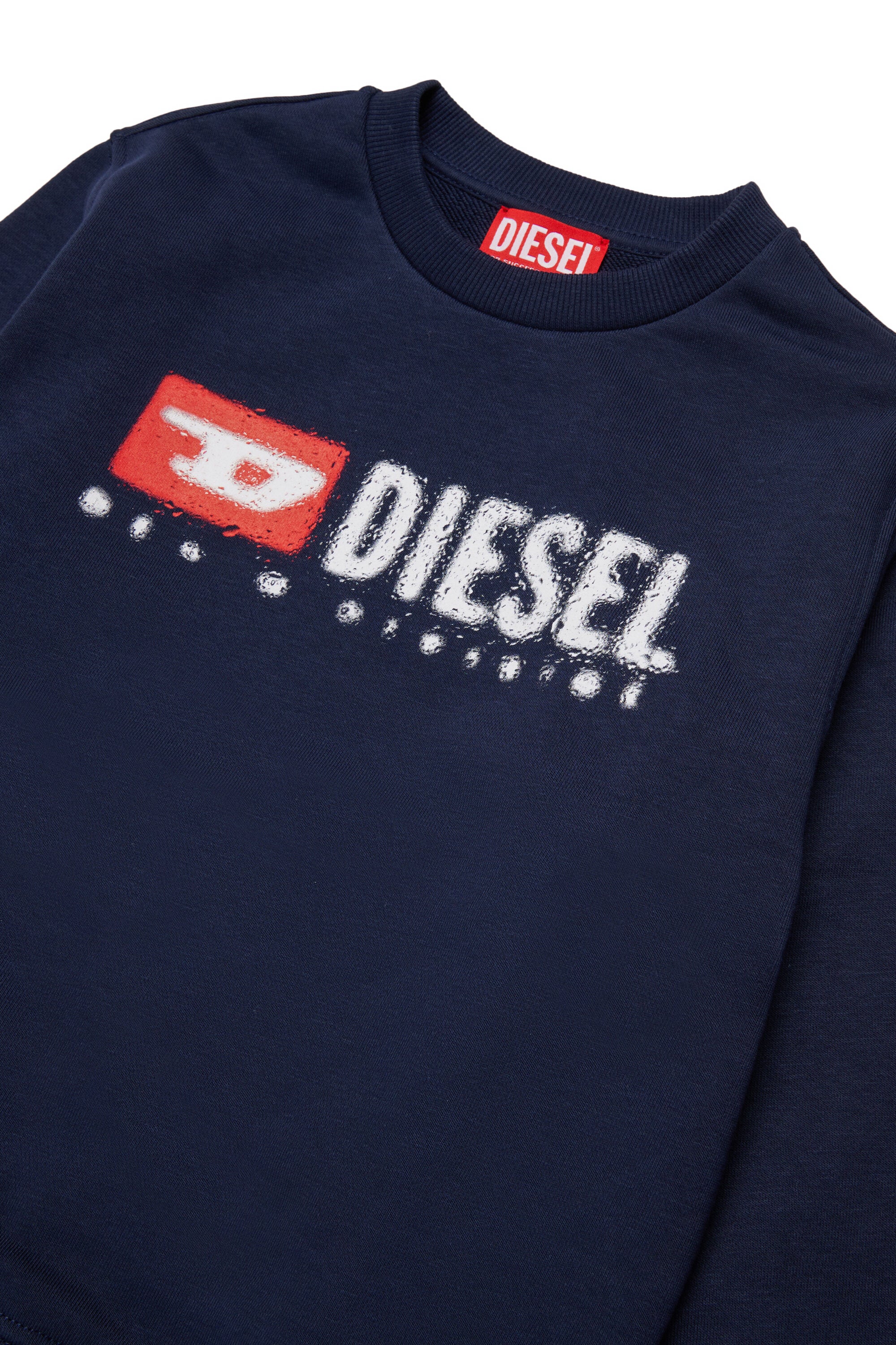 Sweat-shirt à col ras du cou avec logo Diesel Denim Division