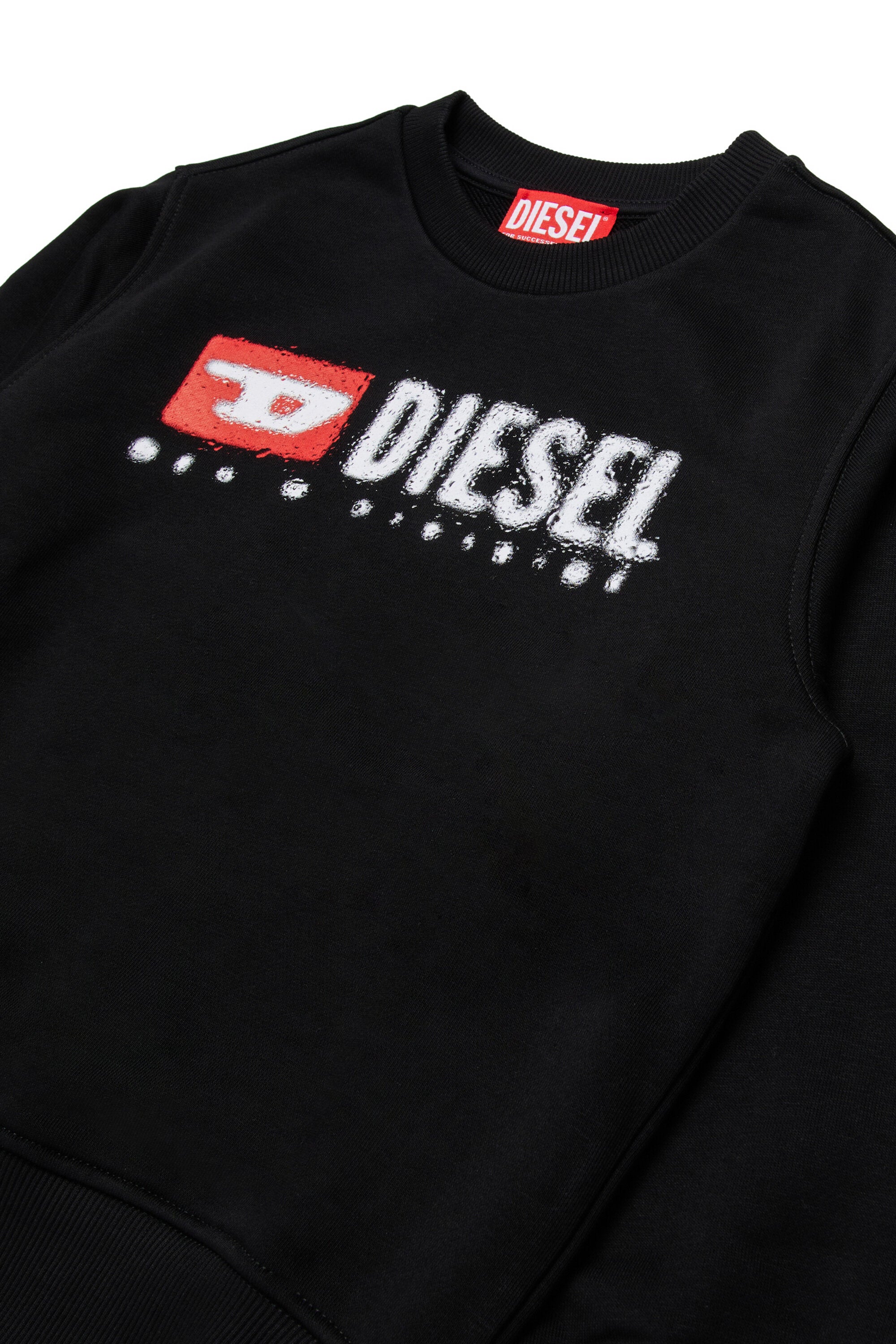 Sweat-shirt à col ras du cou avec logo Diesel Denim Division