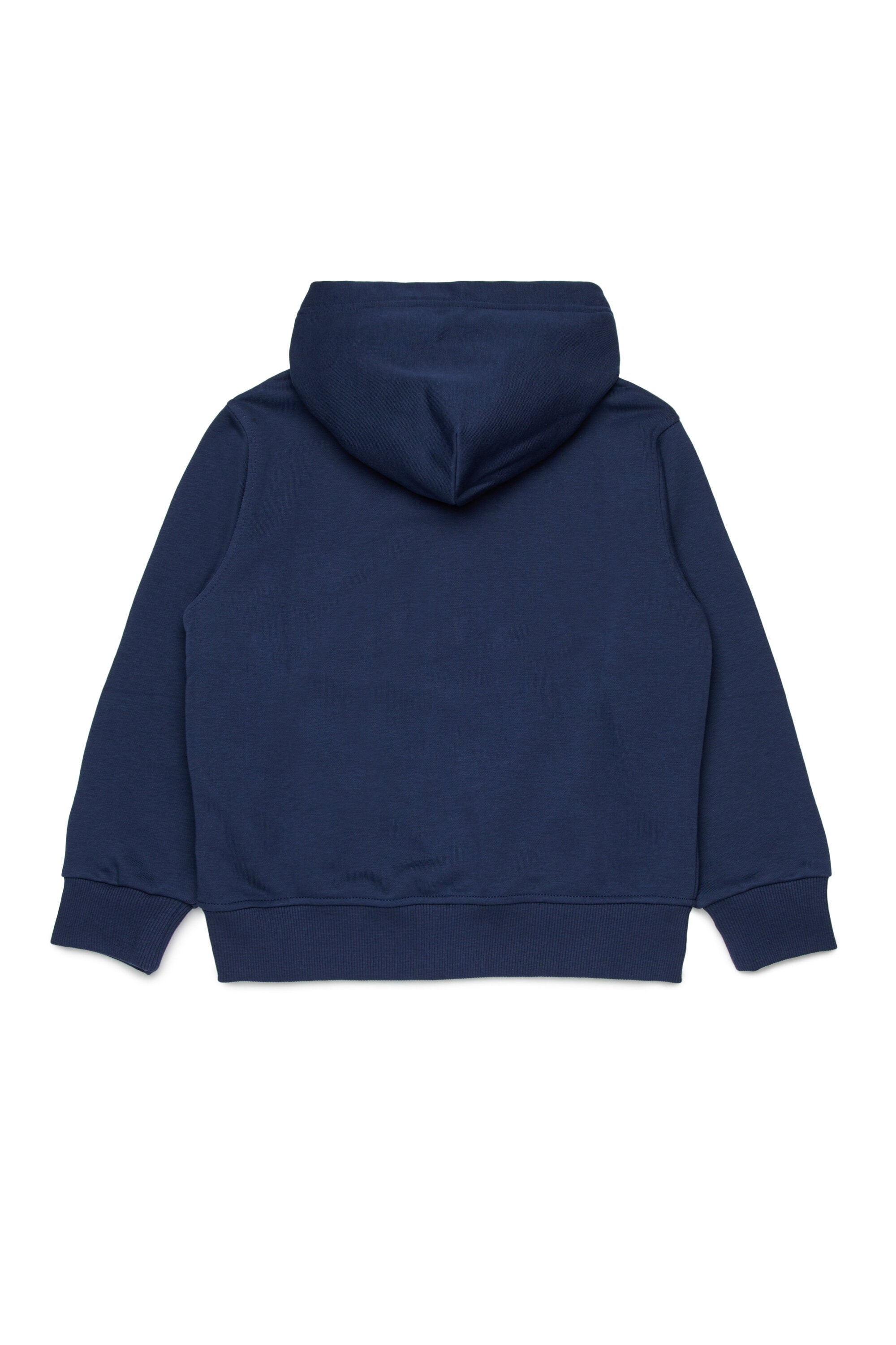 Sweat-shirt à capuche avec fermeture éclair et logo