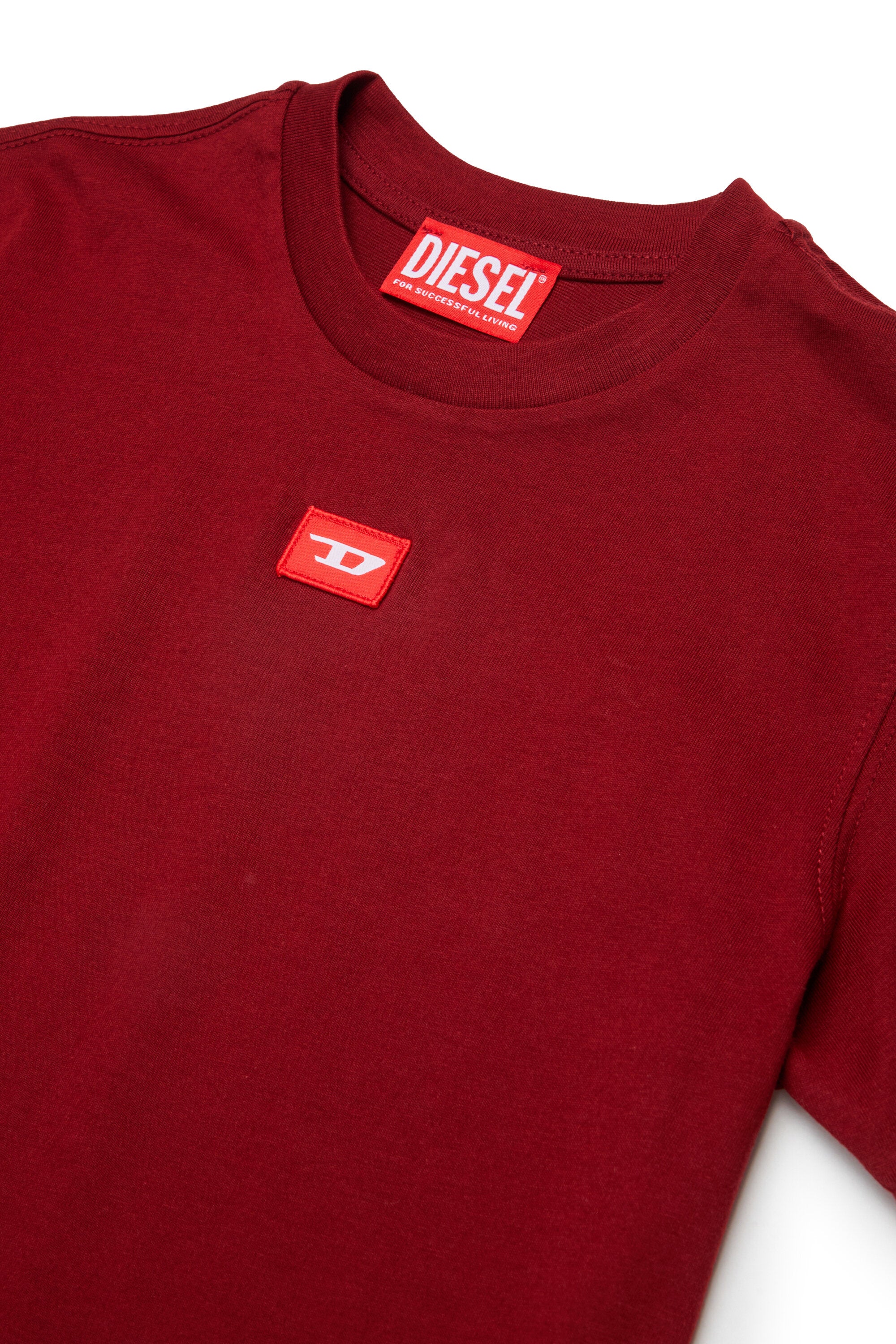 T-shirt en jersey avec écusson "D" rouge