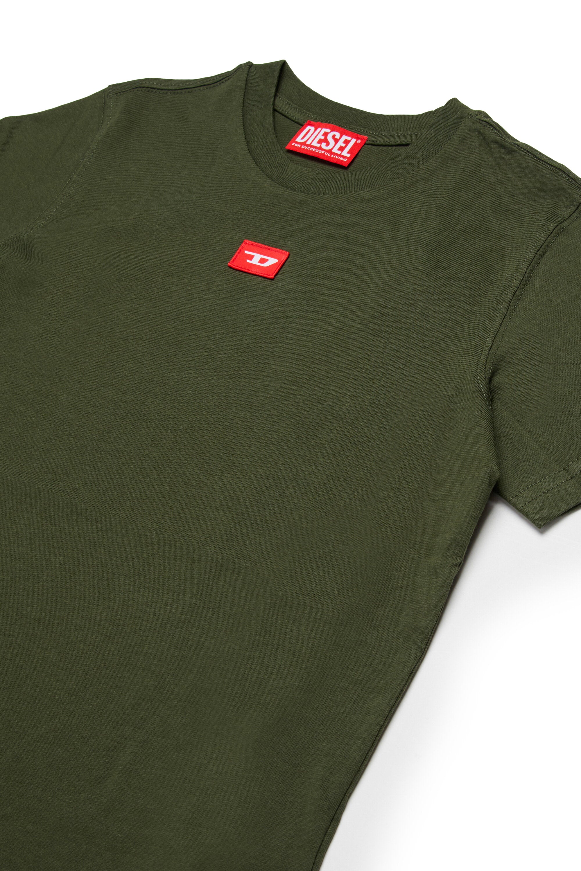 T-shirt en jersey avec écusson "D" rouge