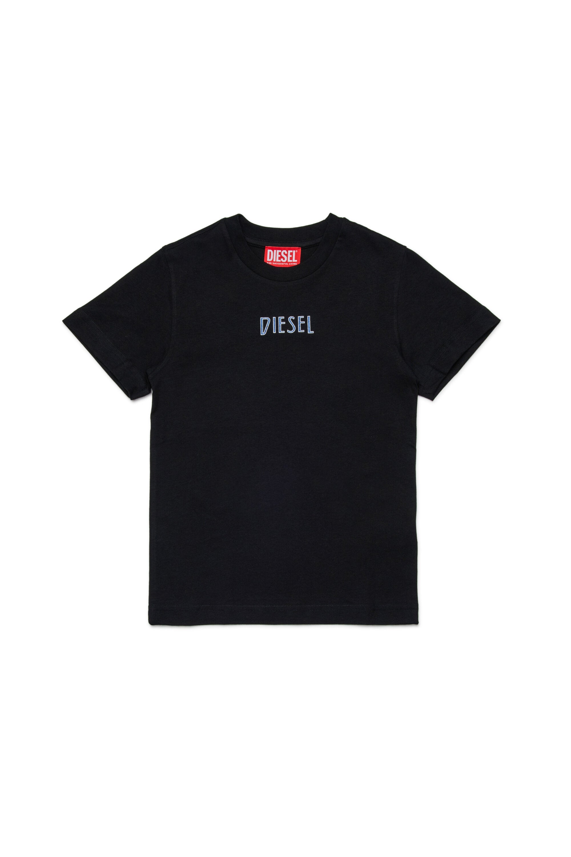 T-shirt en jersey imprimé bicolore DIESEL