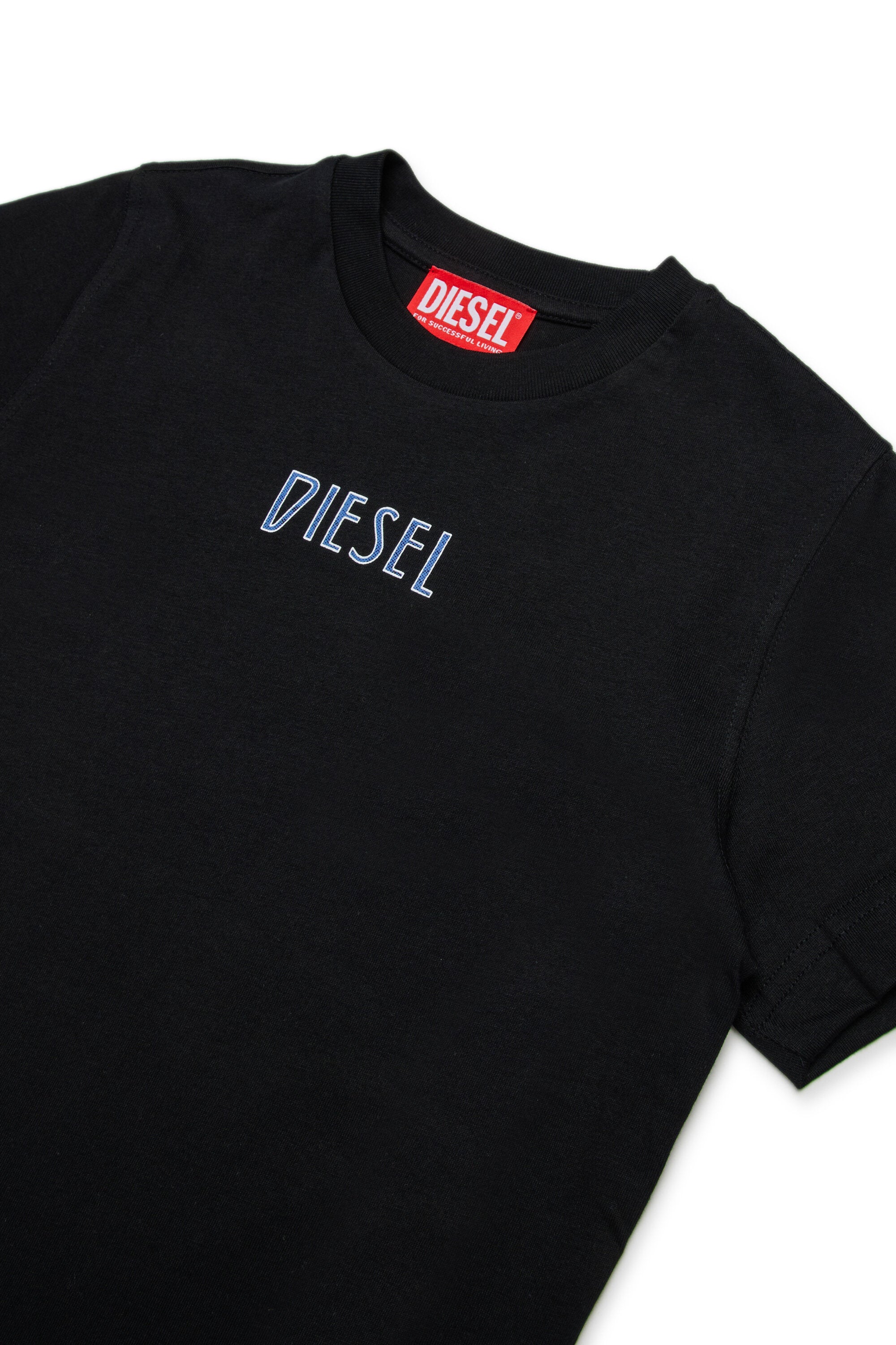 T-shirt en jersey imprimé bicolore DIESEL