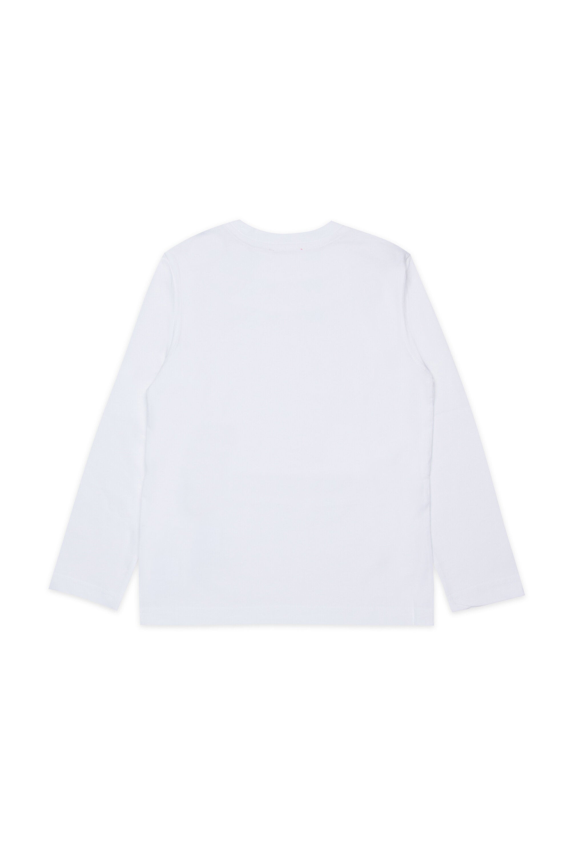 Langärmeliges Jersey-T-Shirt mit Diesel-Logo