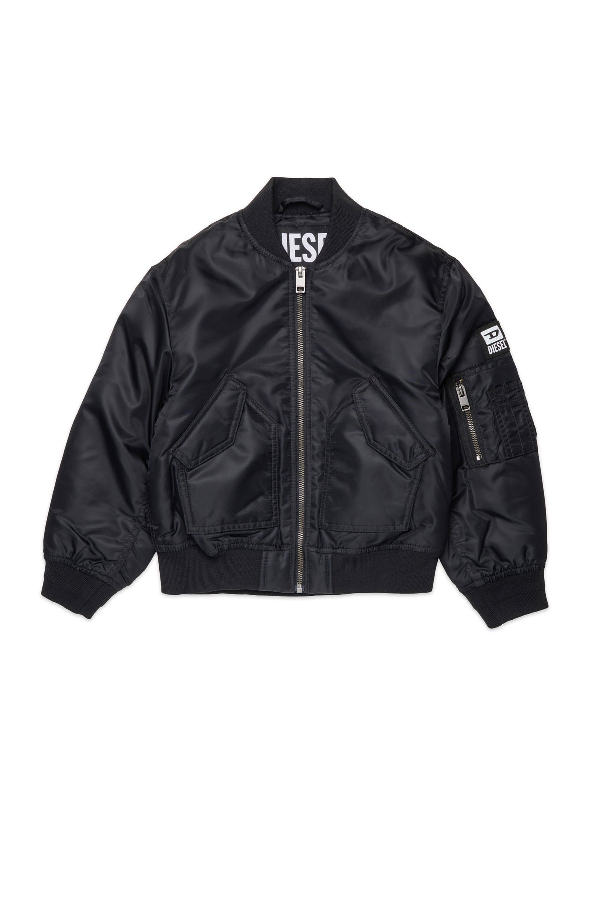 Blouson bomber avec logo et poches zippées