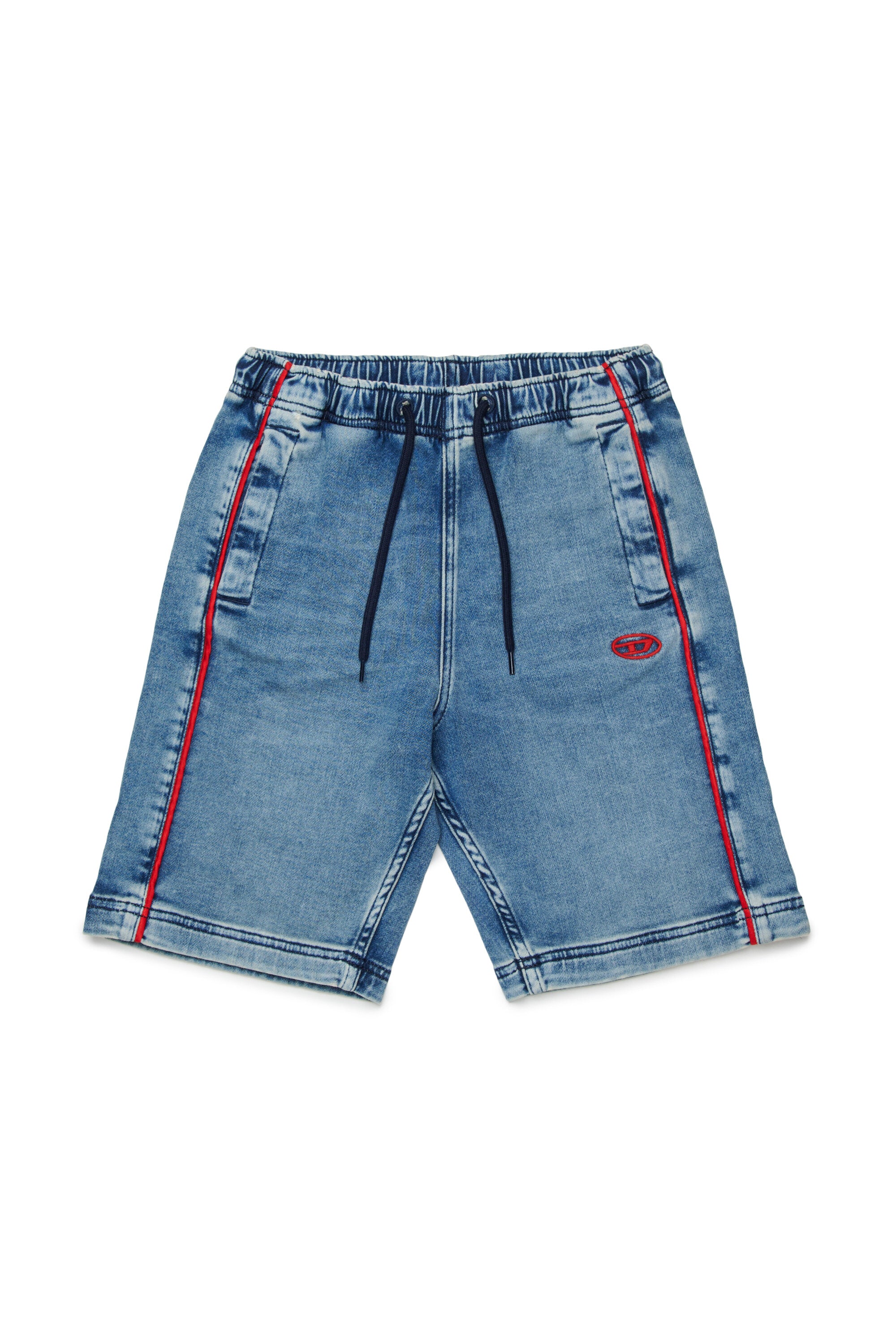 JoggJeans® Shorts aus Denim mit Logo – Axor