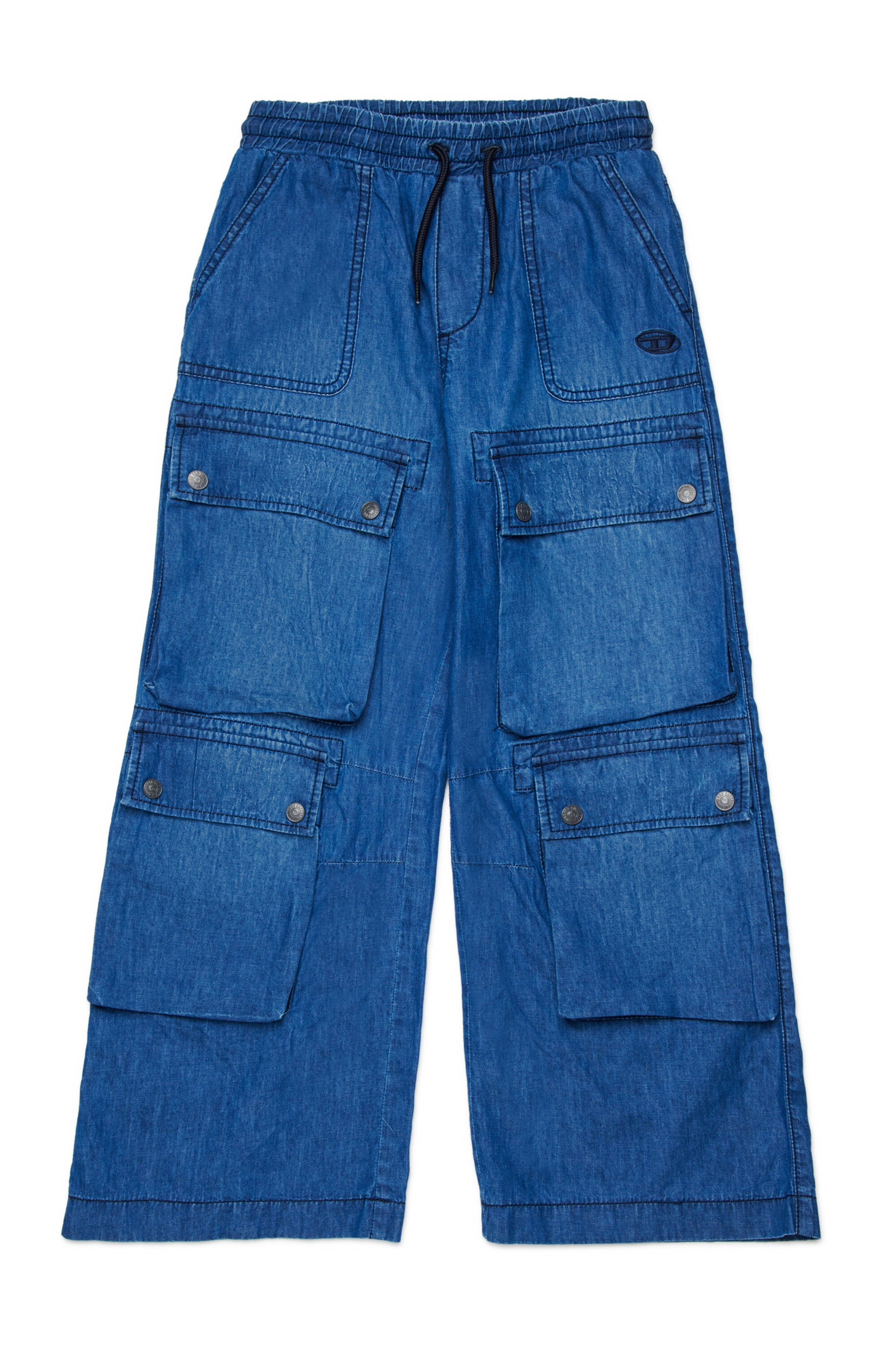 Relaxed-Fit-Jeans in mittelblauer Waschung - D-Kaith