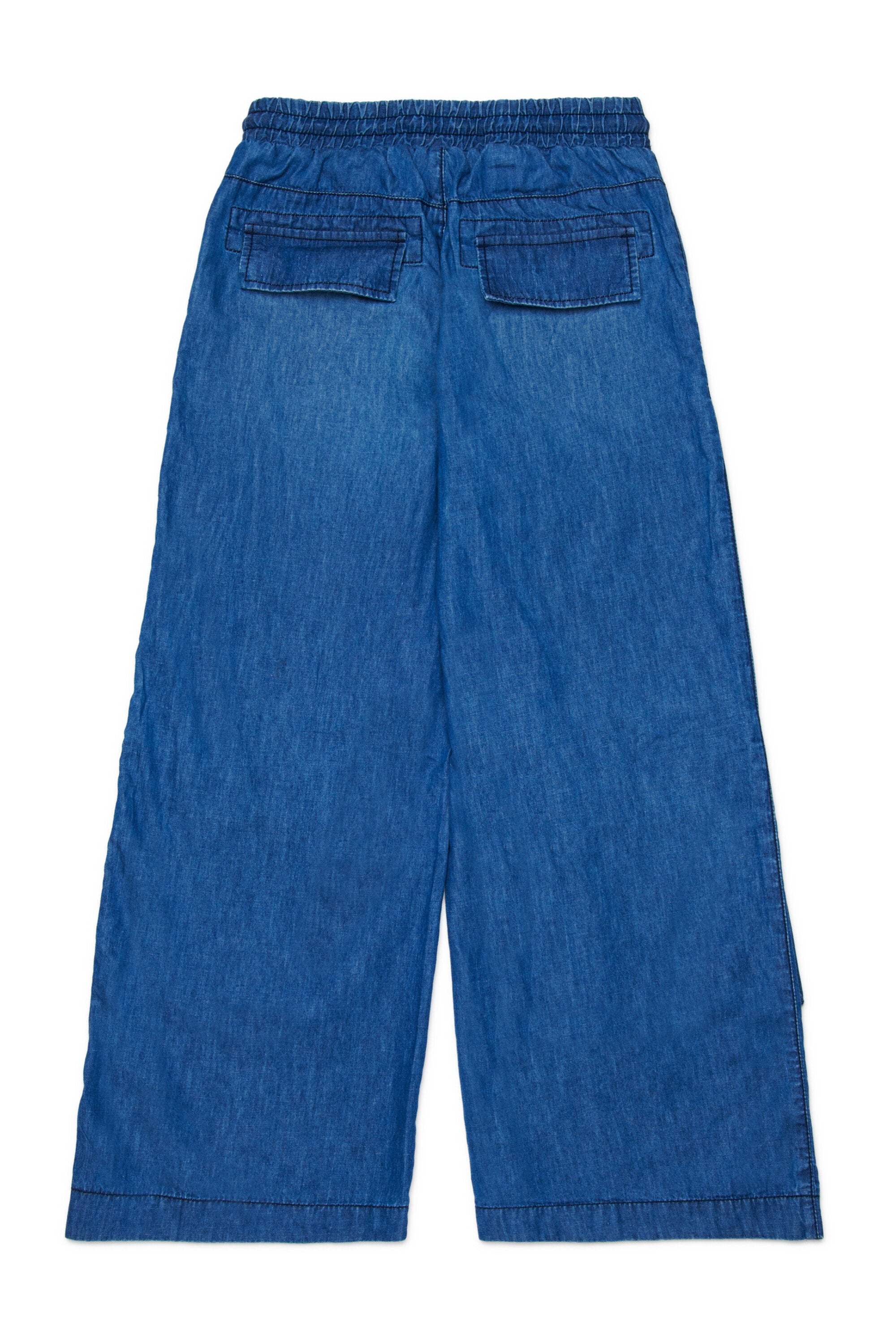 Jean coupe décontractée lavage bleu moyen - D-Kaith