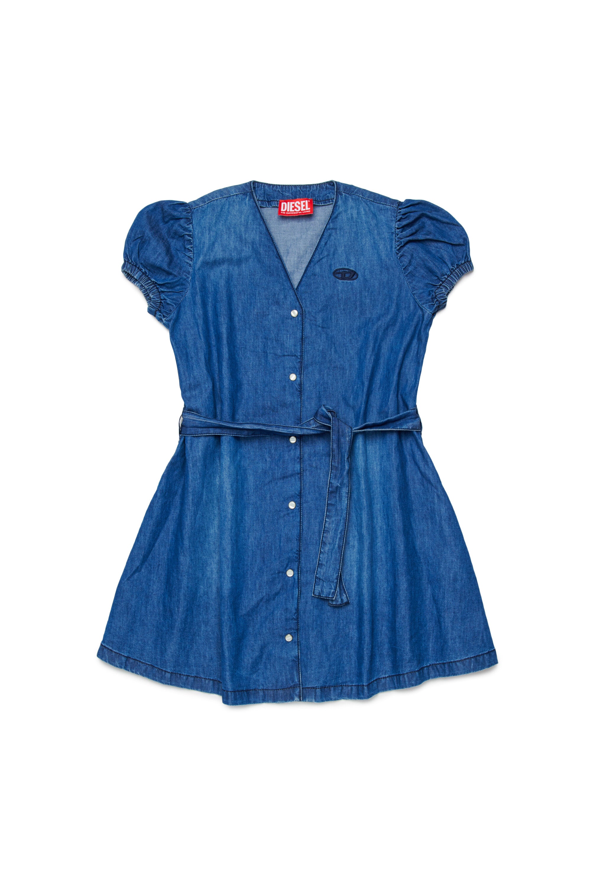Denimkleid mit Logo