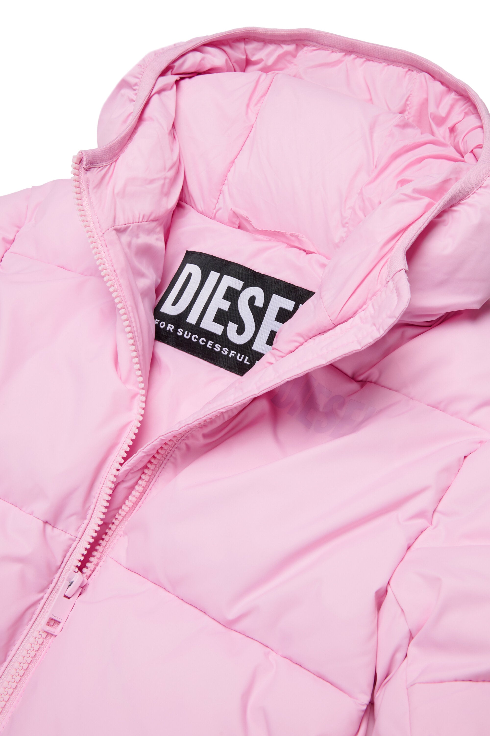 Chaqueta acolchada con logotipo