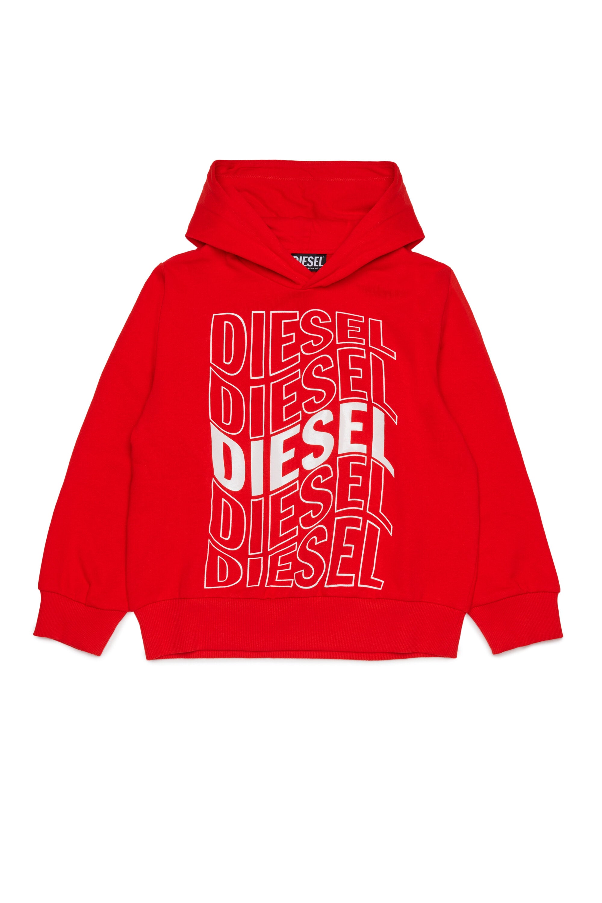 Sweatshirt mit überlappendem Diesel-Logo