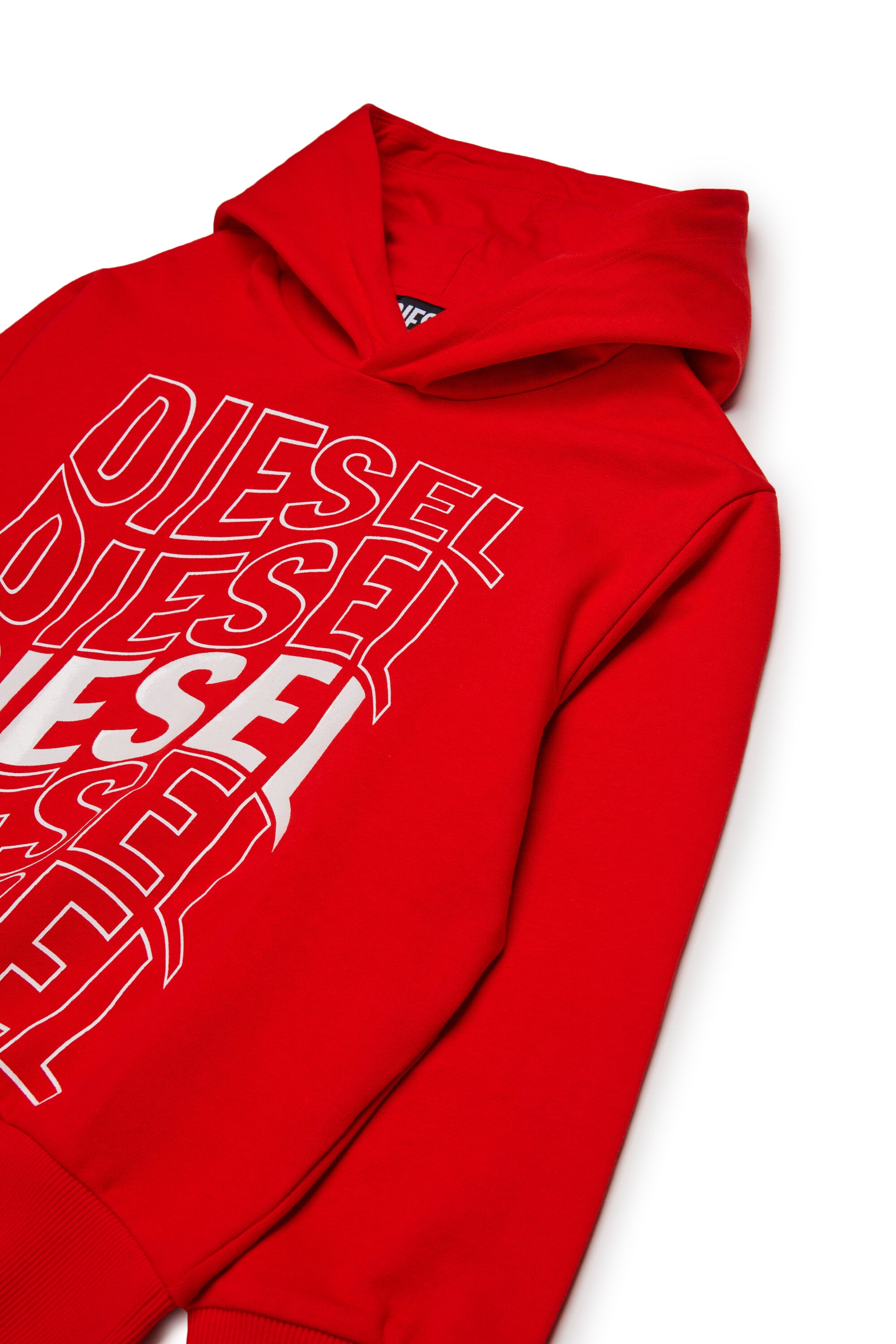Sweatshirt mit überlappendem Diesel-Logo