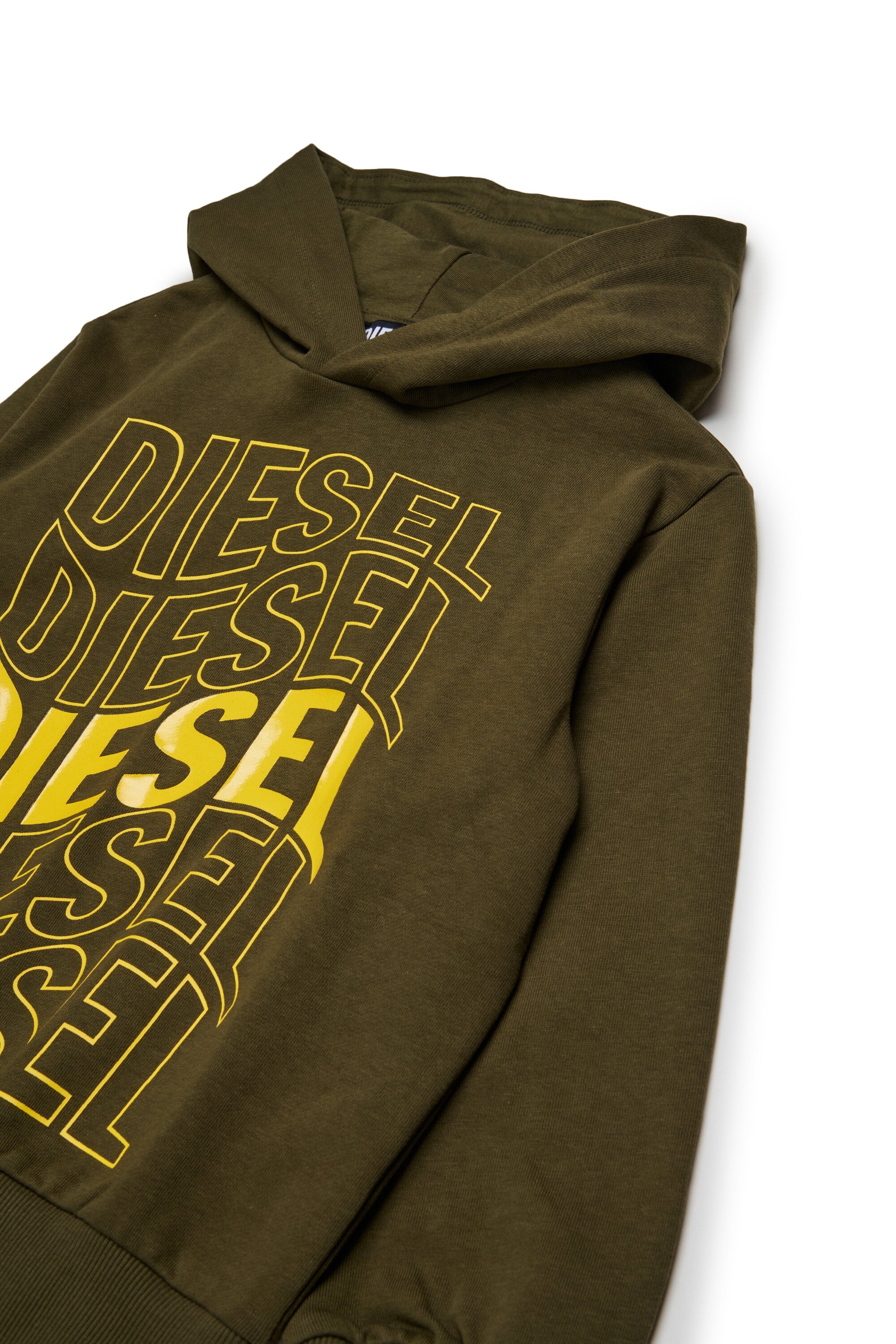 Sweatshirt mit überlappendem Diesel-Logo