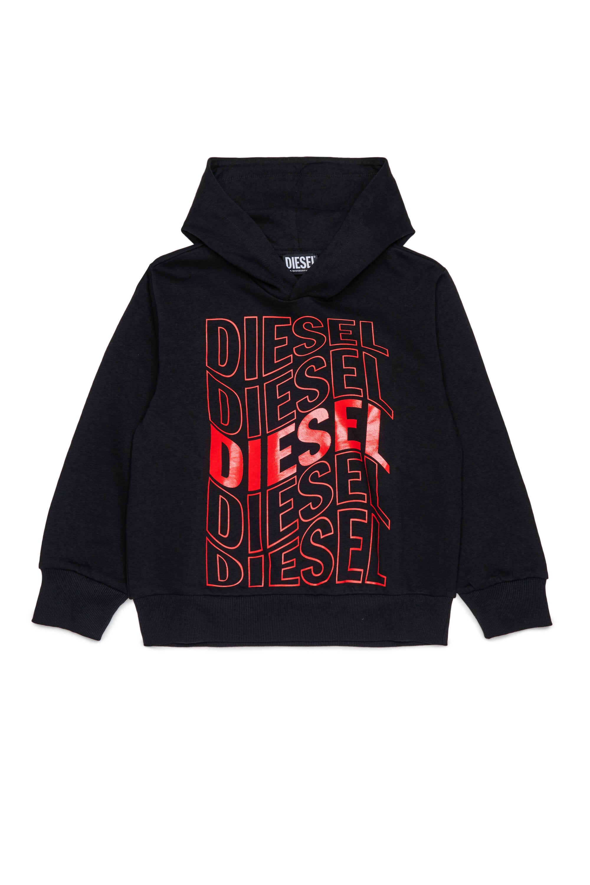 Sweatshirt mit überlappendem Diesel-Logo