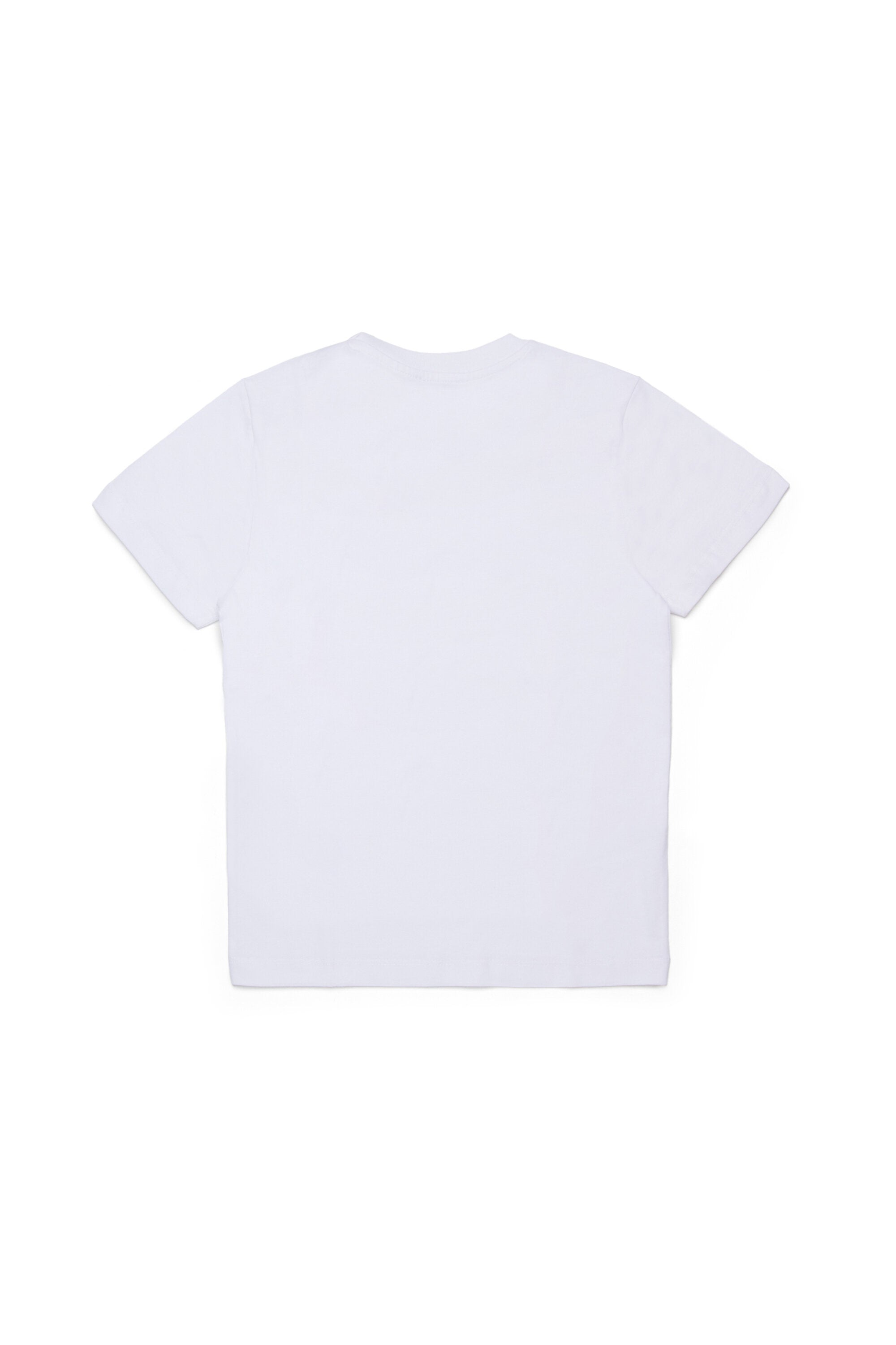T-Shirt mit mehrfarbigem Logo