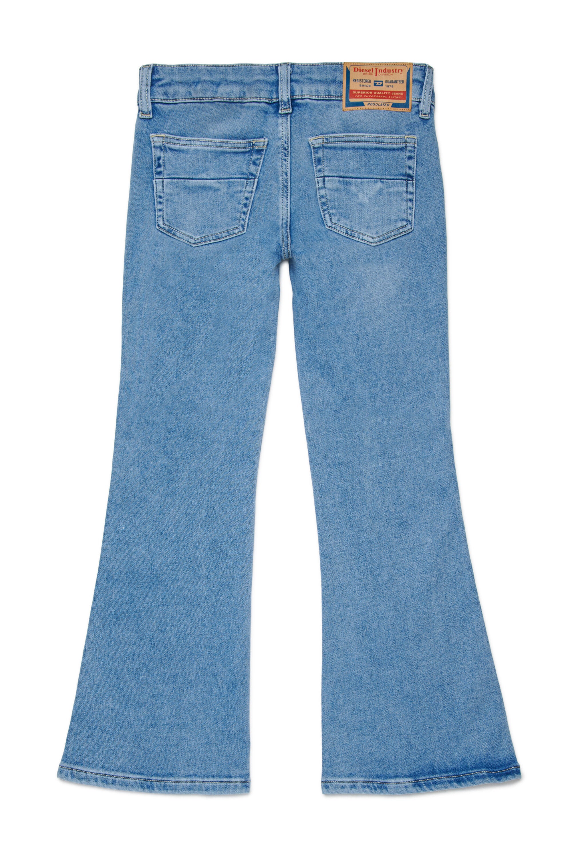 JoggJeans® Bootcut-Passform Hellblau - D-Eki