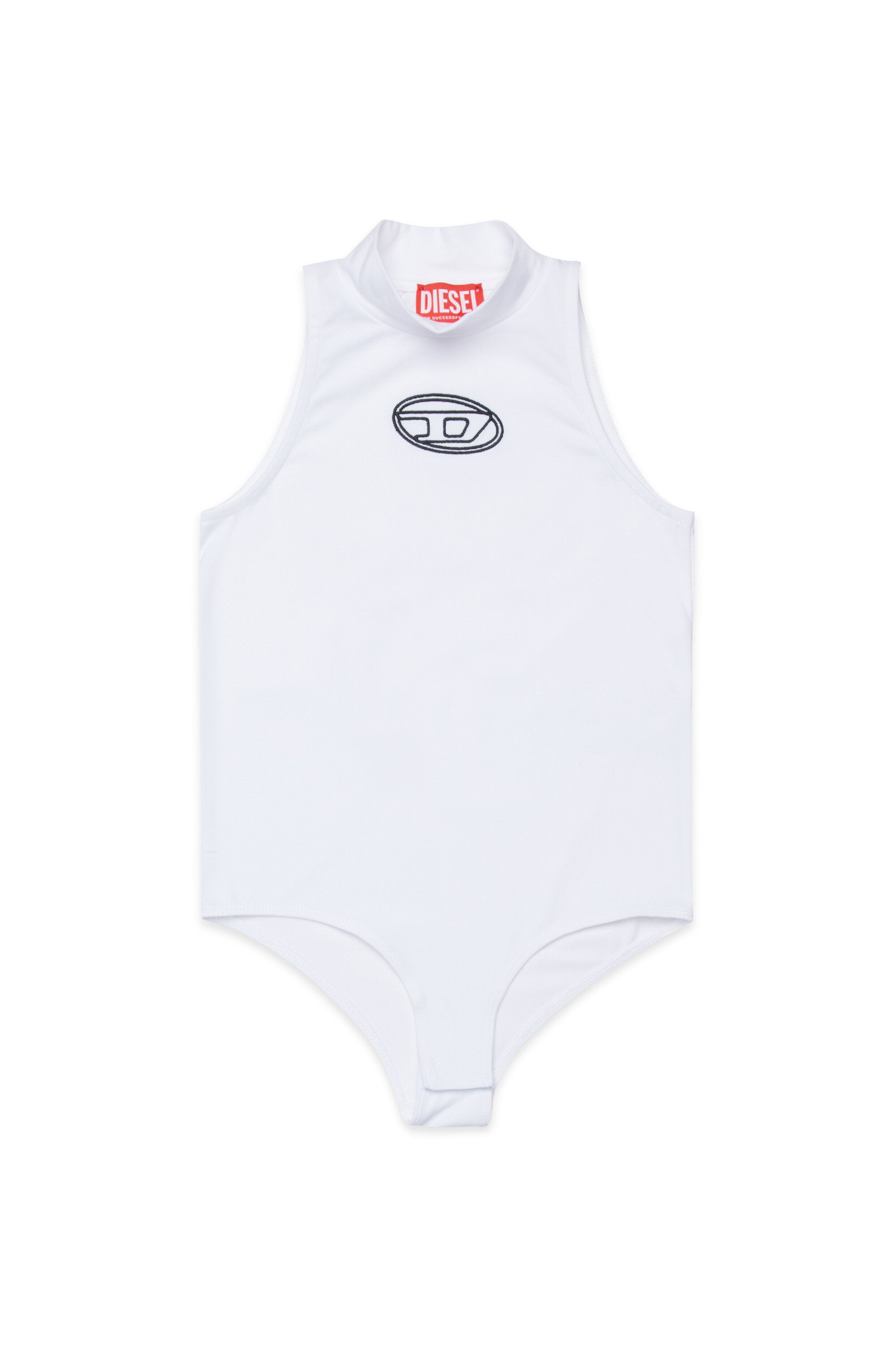 Ärmelloser Body mit Logo