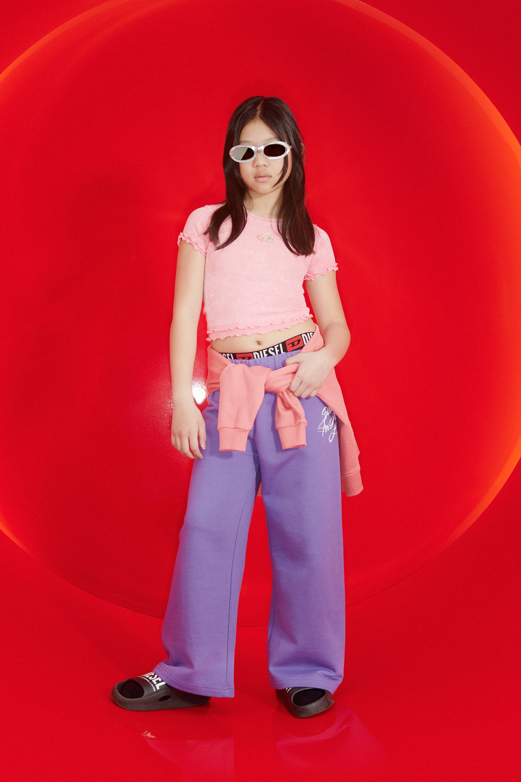 T-shirt girocollo con logo