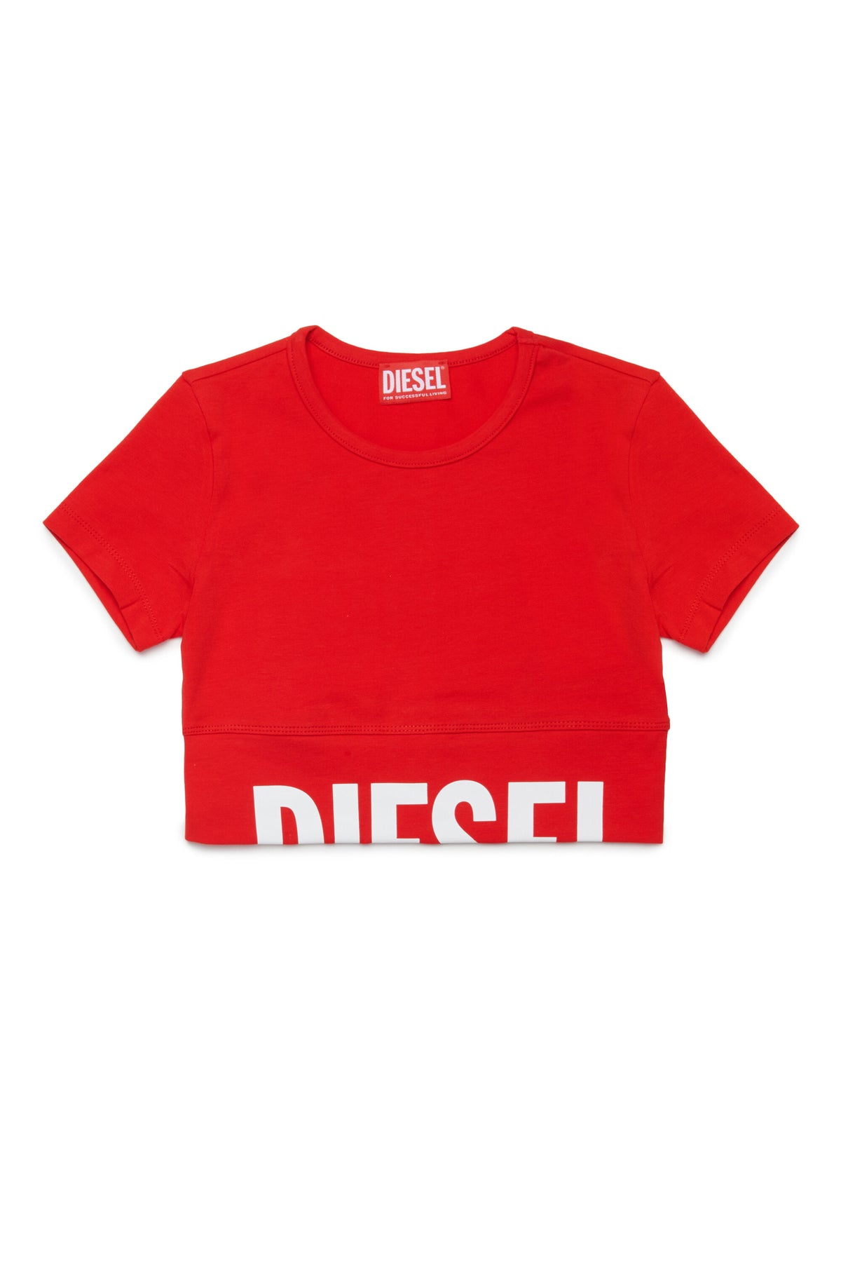 Camiseta de cuello redondo con logo