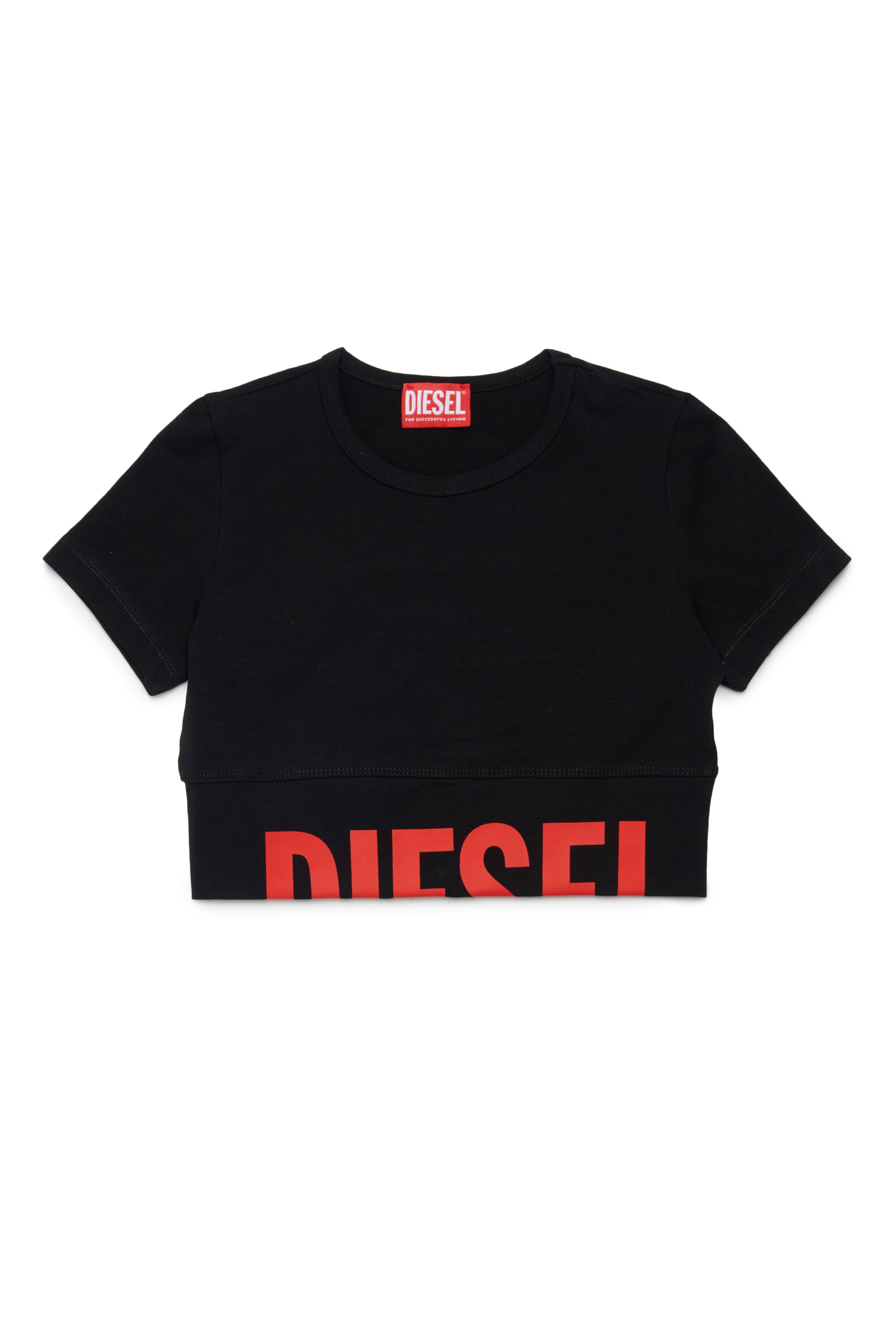 T-shirt girocollo con logo